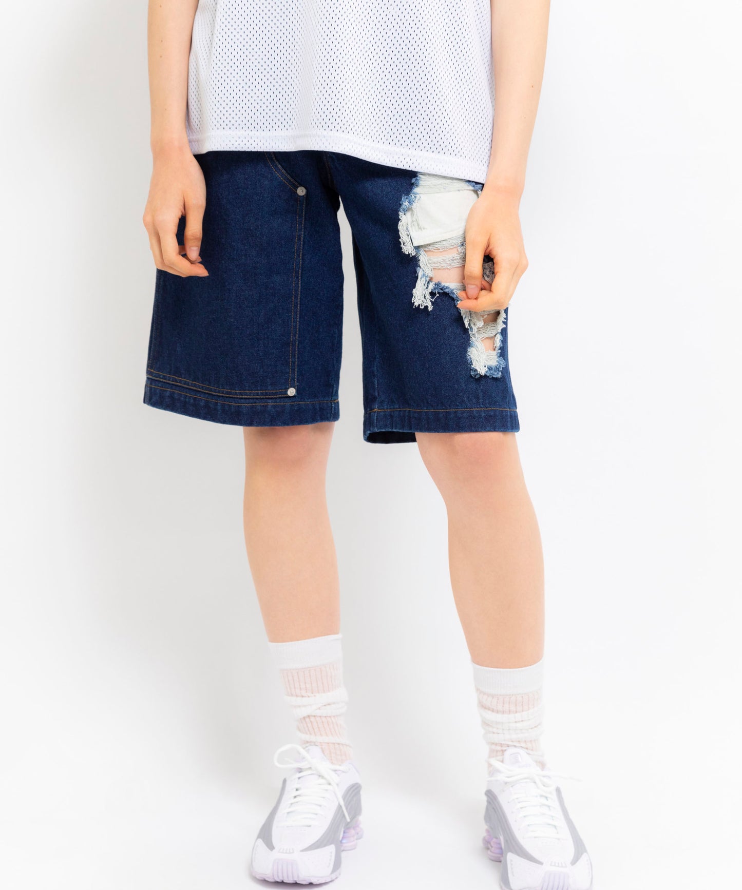 FUBU×atmos pink Denim Half Pants【24SS-FBPT03】