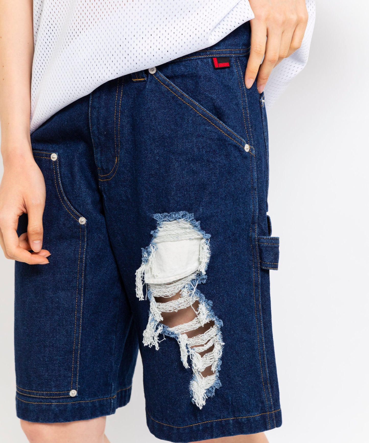 FUBU×atmos pink Denim Half Pants【24SS-FBPT03】