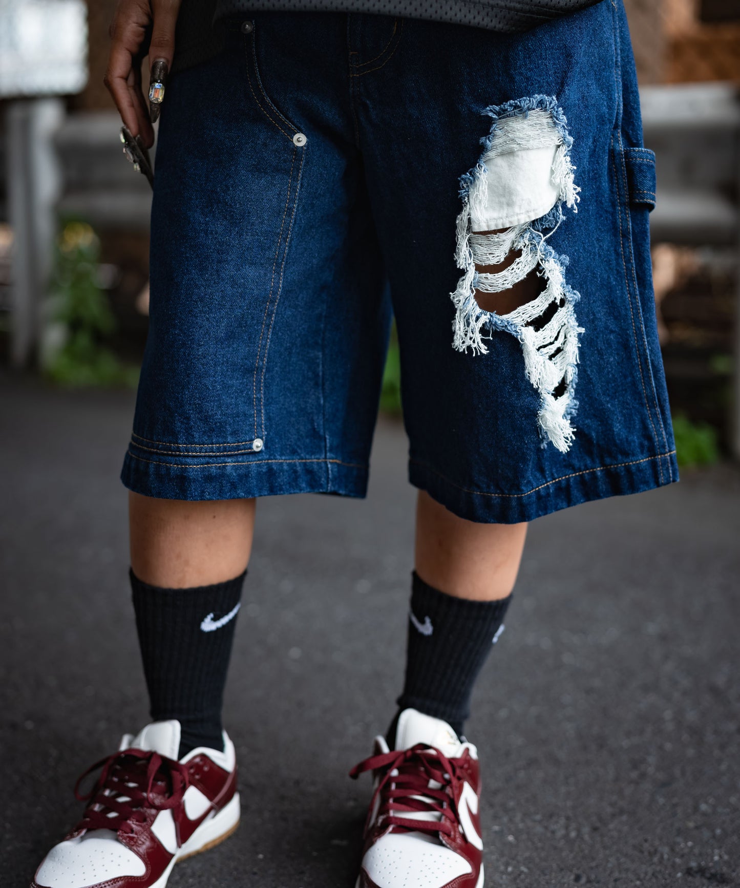 FUBU×atmos pink Denim Half Pants【24SS-FBPT03】