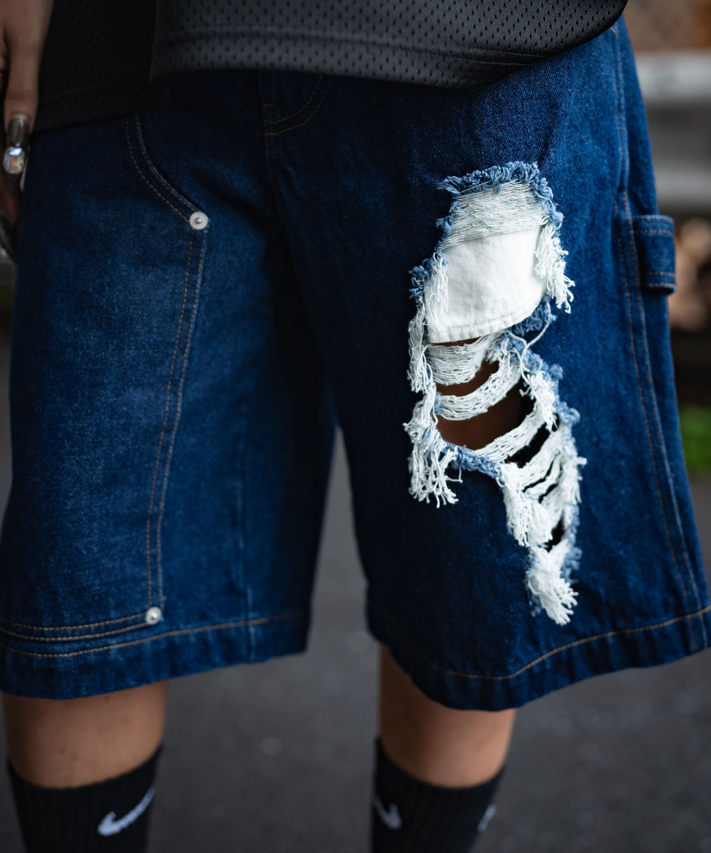 FUBU×atmos pink Denim Half Pants【24SS-FBPT03】