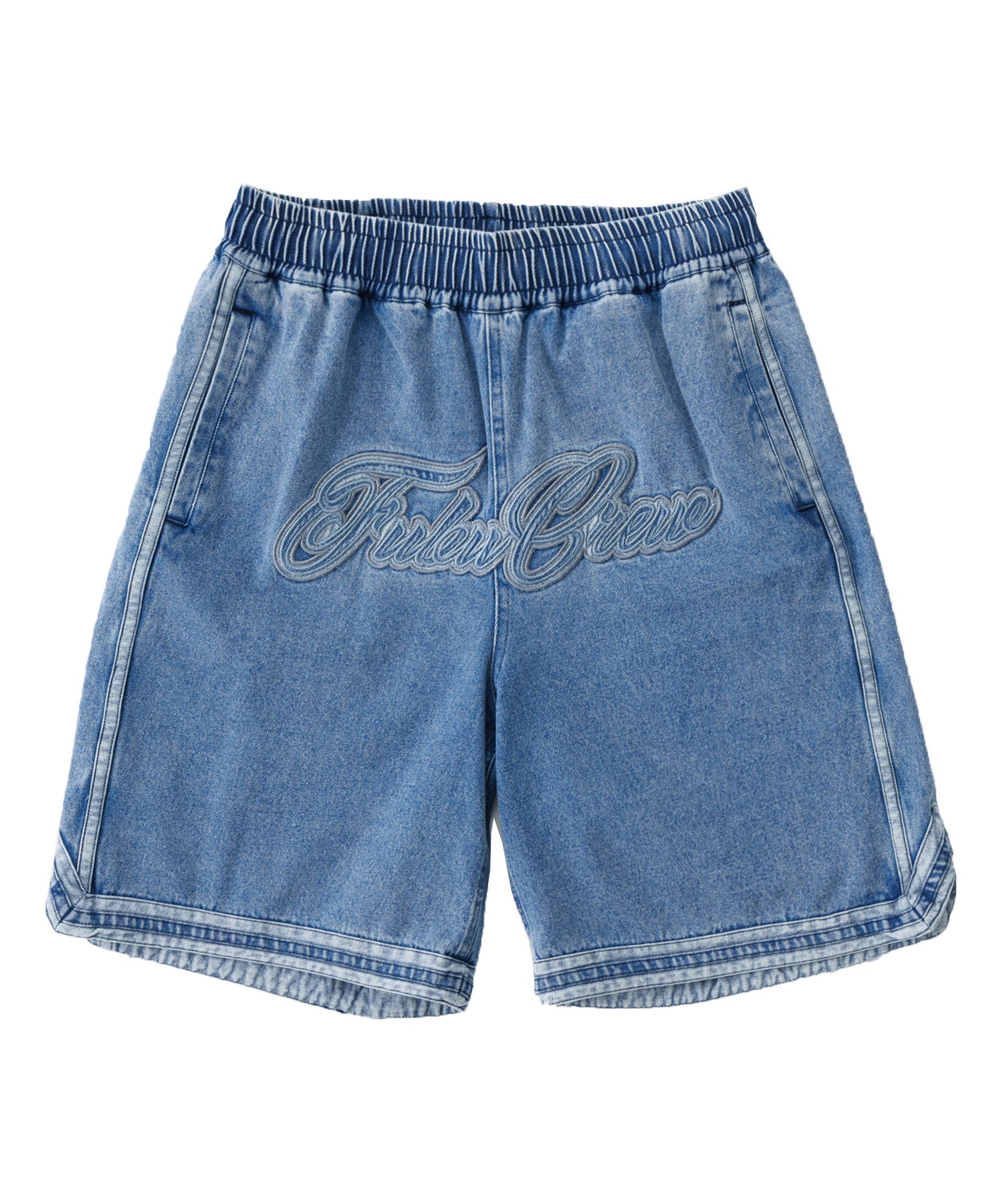 FUBU フブ デニムバギーショーツ。FUBUはアメリカの代表的なHIPHOP