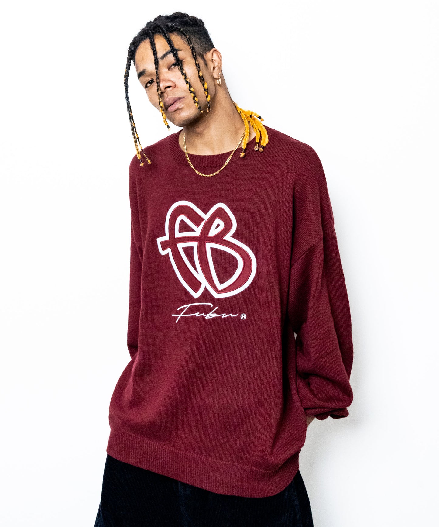 LOGO KNIT/ロゴニット【FAU-32705】