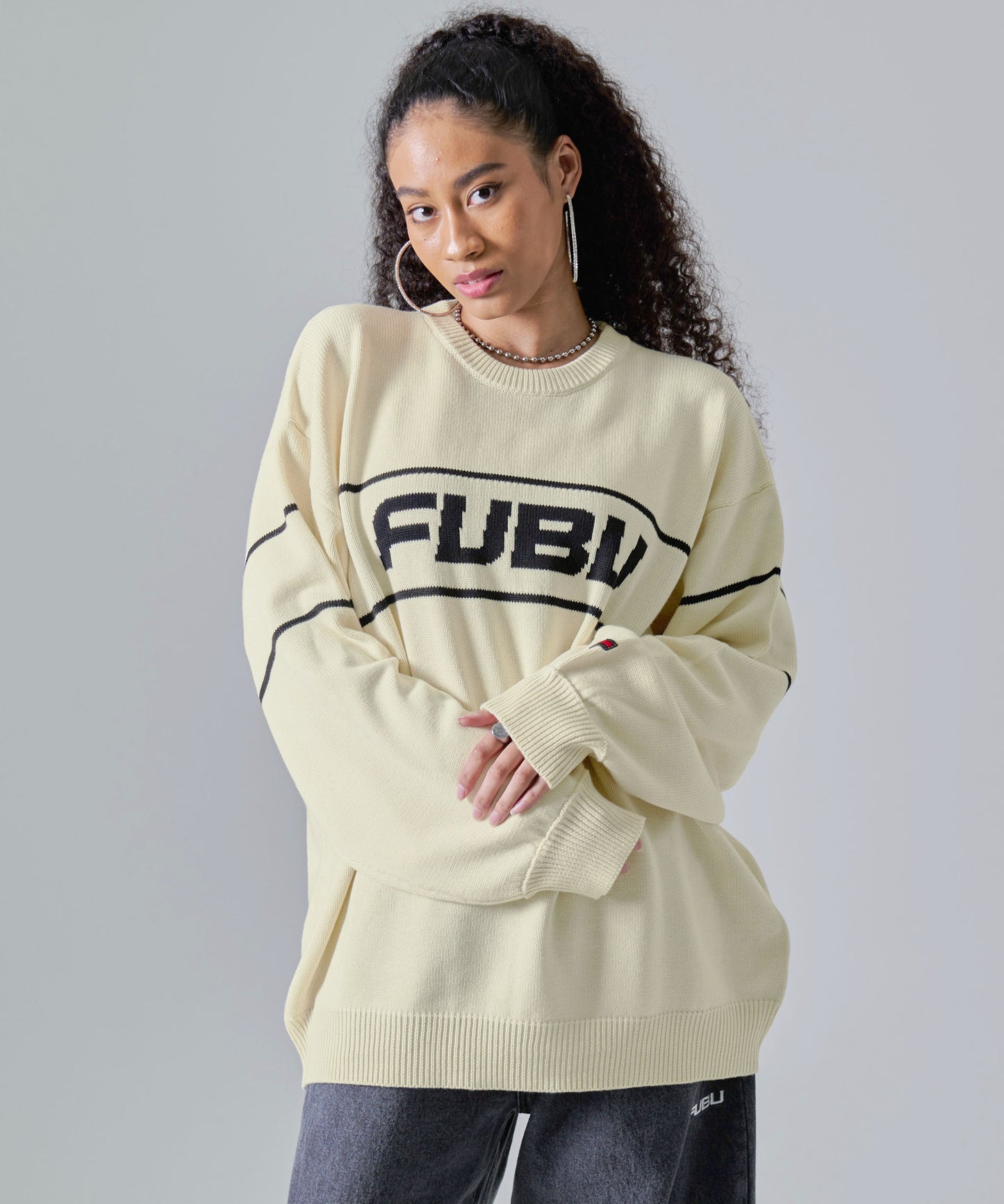CREW KNIT/クルーニット【FAM-42712】