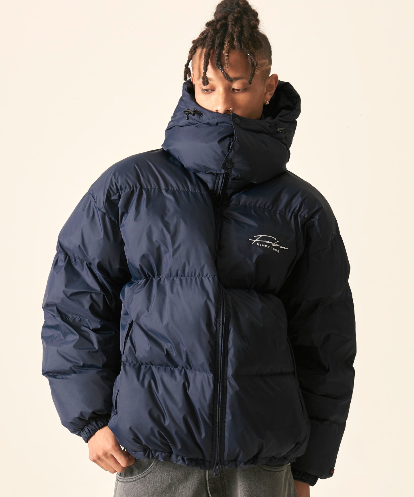 NYLON PUFFER JACKET/ナイロンパファージャケット【FAM-42300】