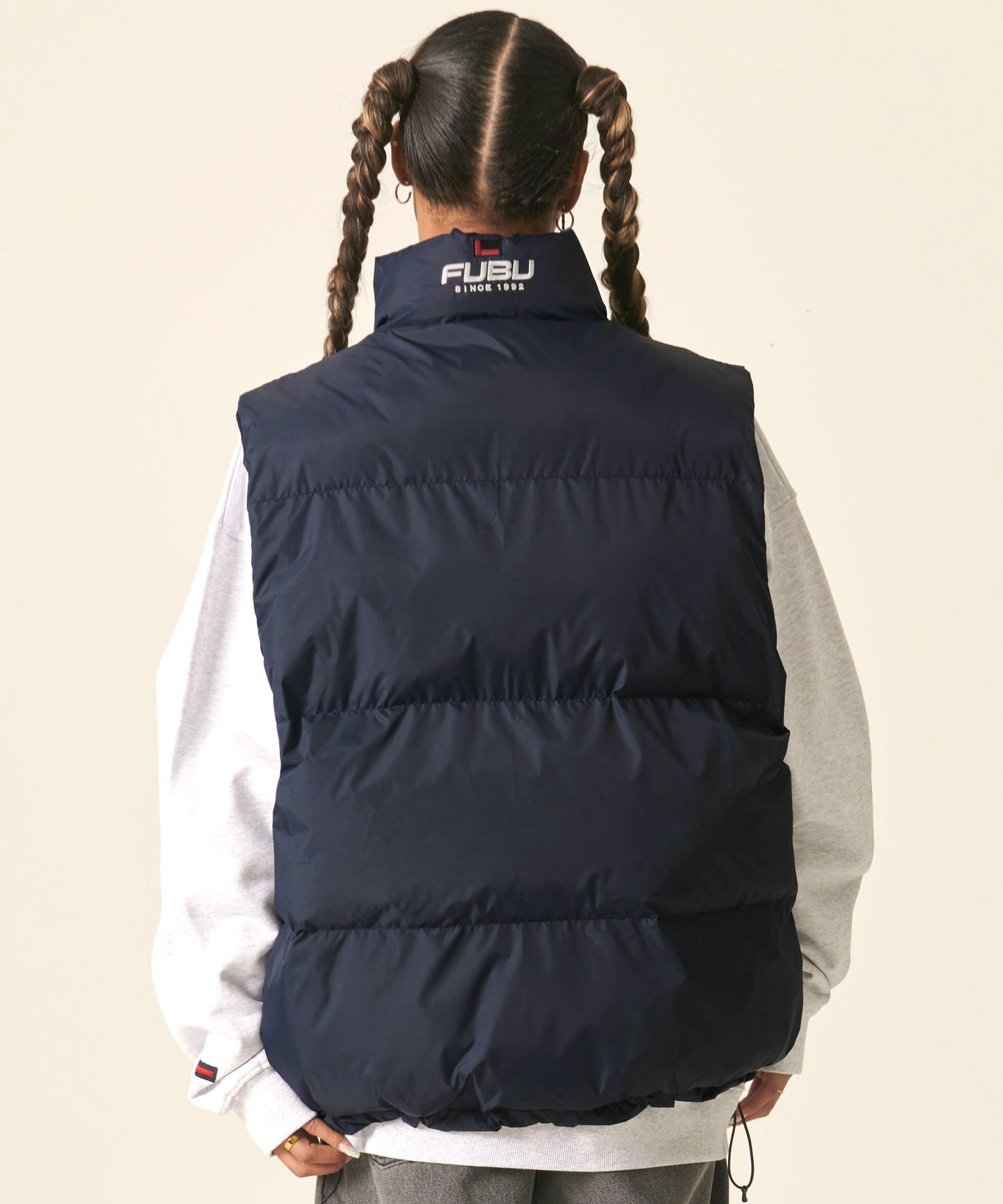 NYLON PUFFER VEST/ナイロンパファーベスト【FAM-42301】