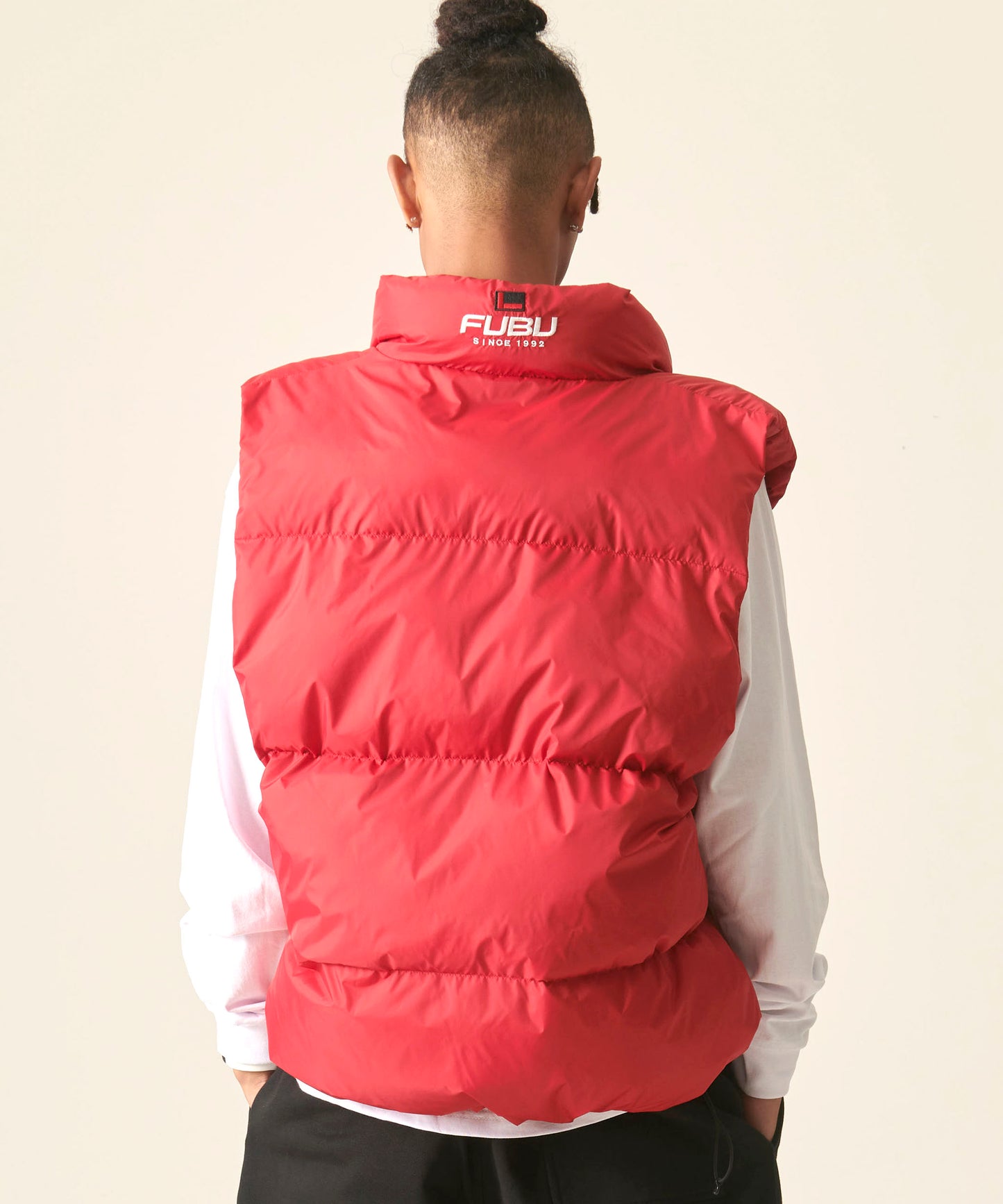 NYLON PUFFER VEST/ナイロンパファーベスト【FAM-42301】