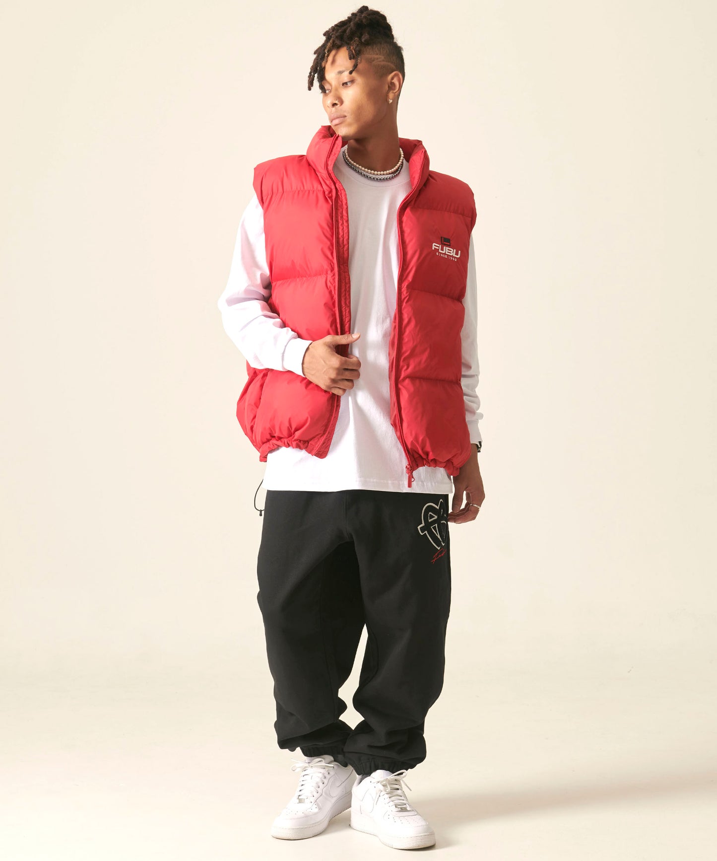 NYLON PUFFER VEST/ナイロンパファーベスト【FAM-42301】