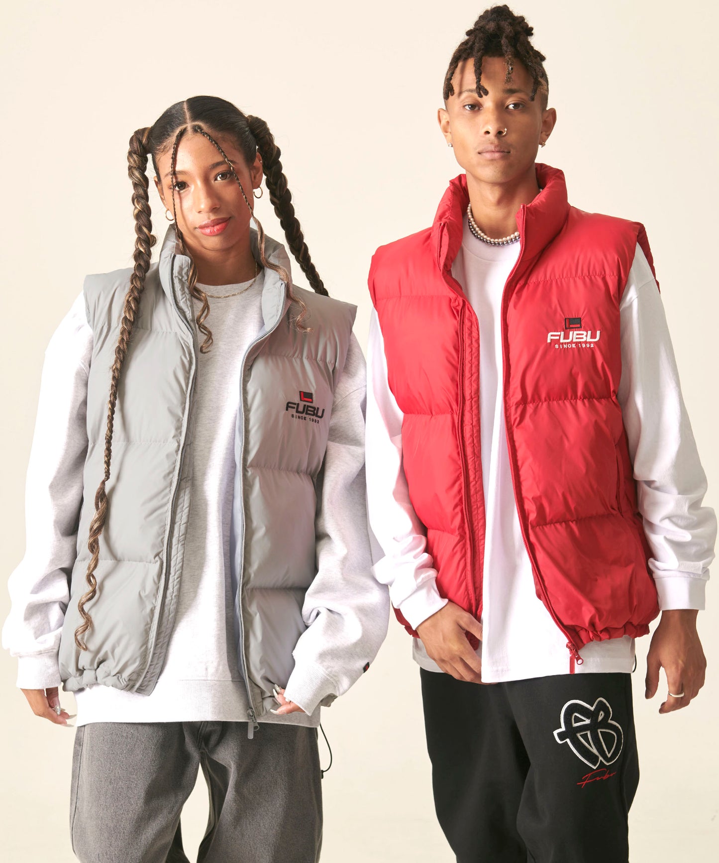 NYLON PUFFER VEST/ナイロンパファーベスト【FAM-42301】