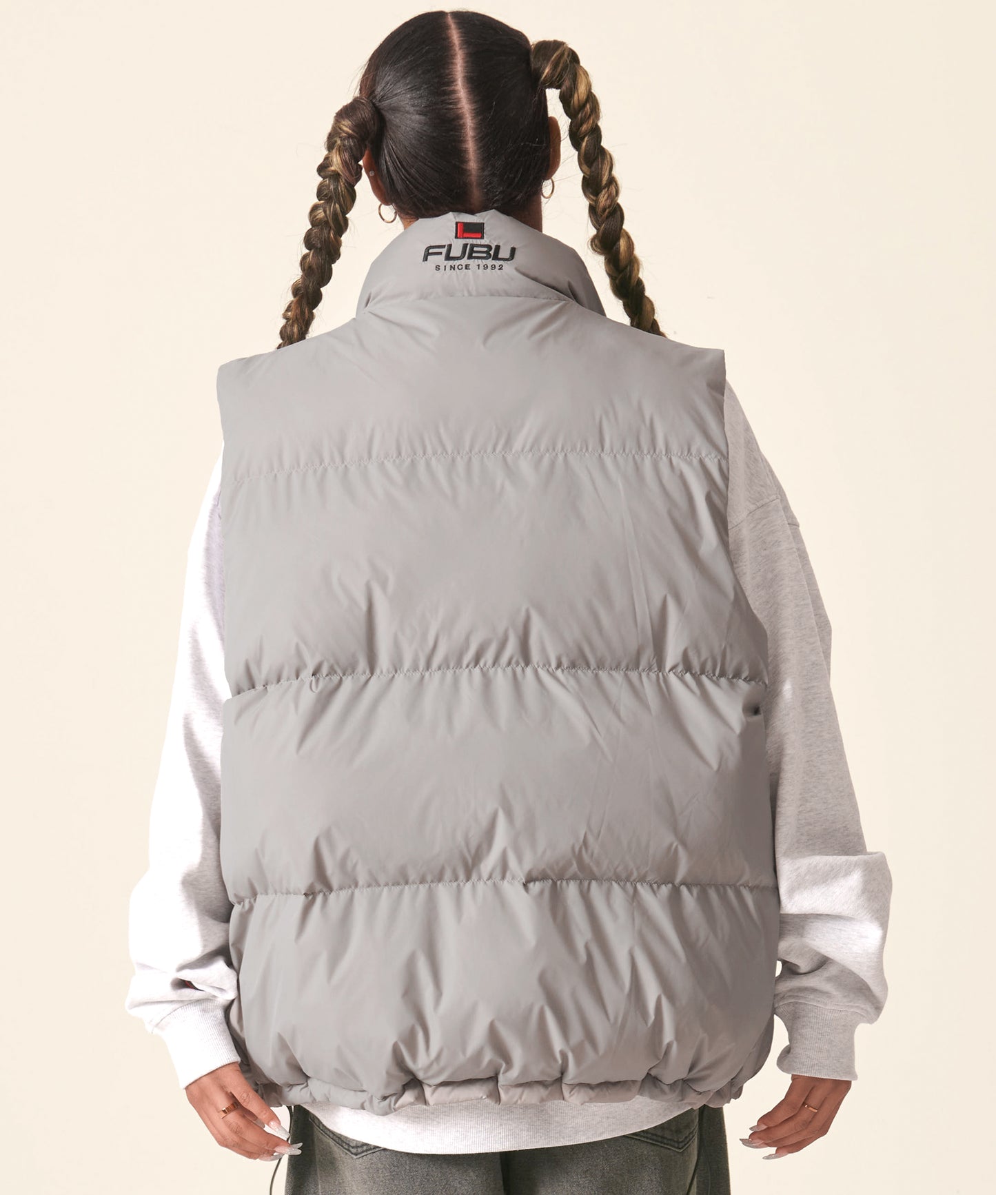 NYLON PUFFER VEST/ナイロンパファーベスト【FAM-42301】