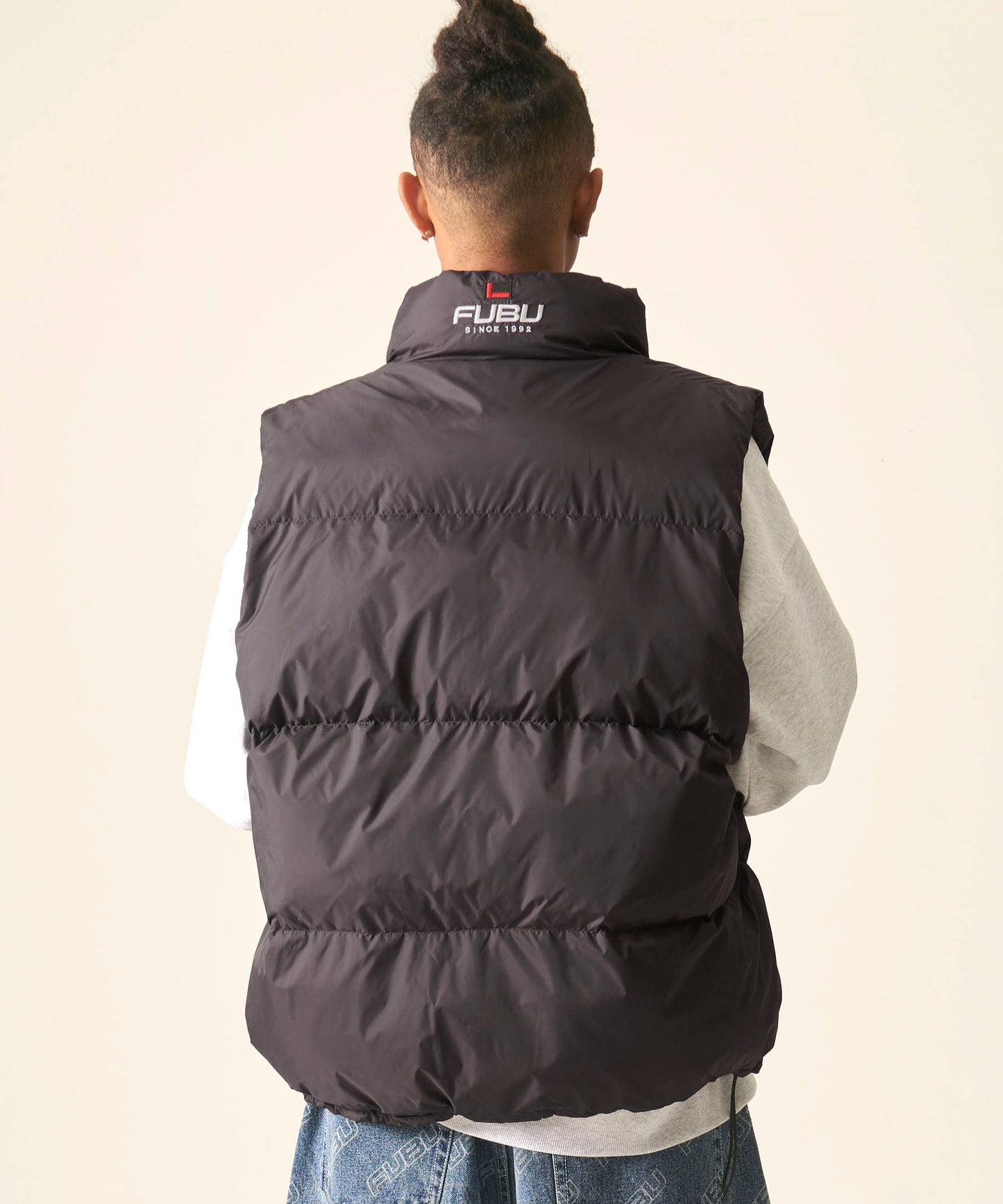 NYLON PUFFER VEST/ナイロンパファーベスト【FAM-42301】
