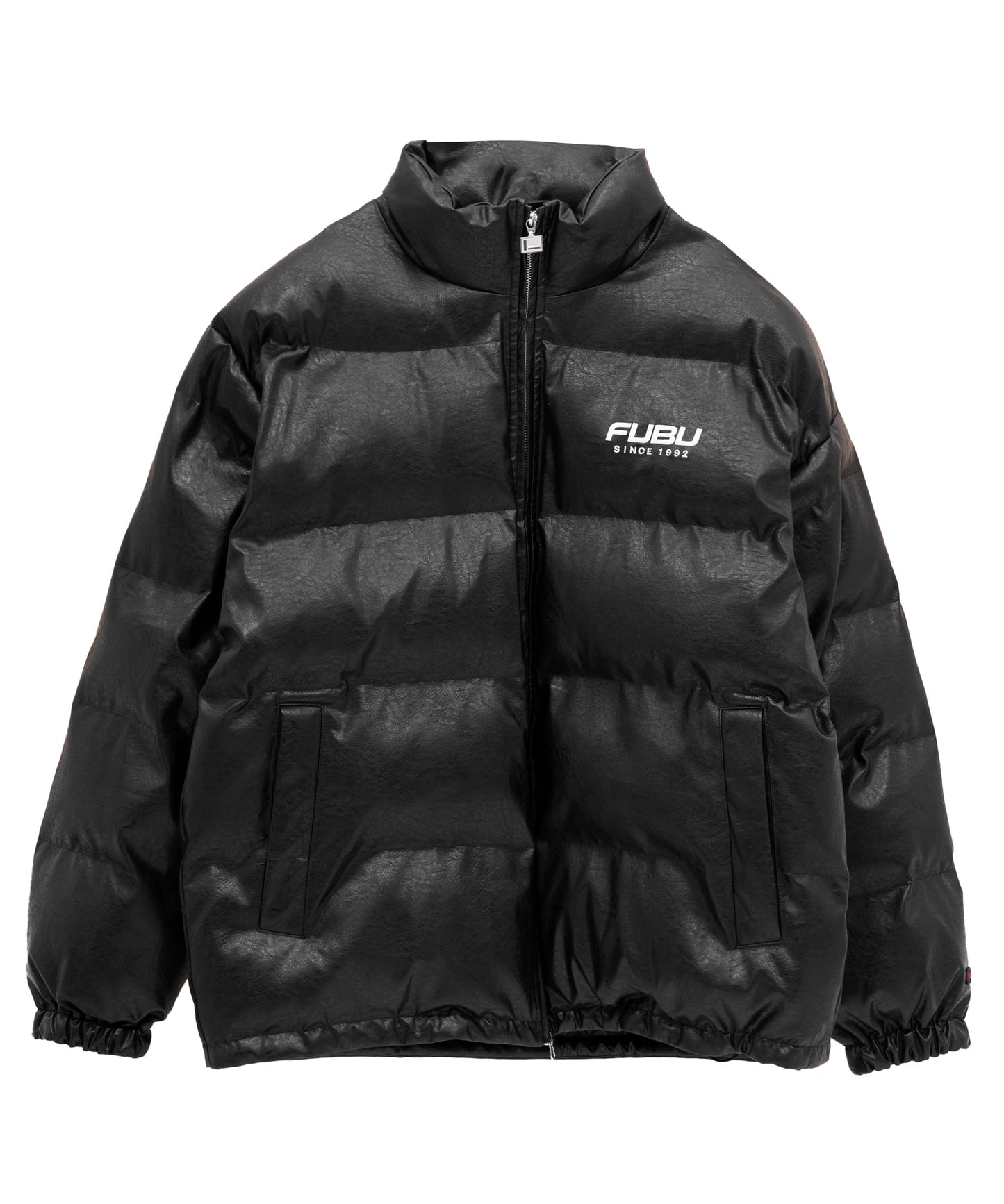 ECO LEATHER PUFFER JACKET/エコパファージャケット【FAM-42302】