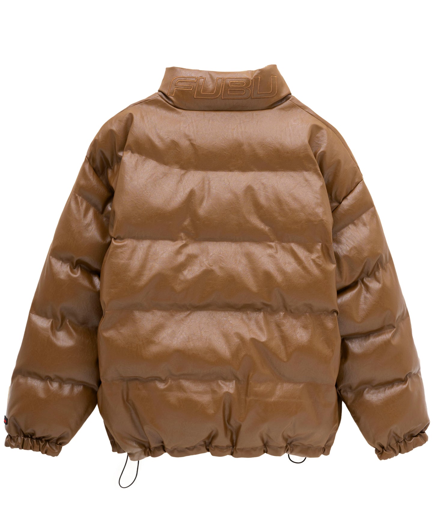 ECO LEATHER PUFFER JACKET/エコパファージャケット【FAM-42302】