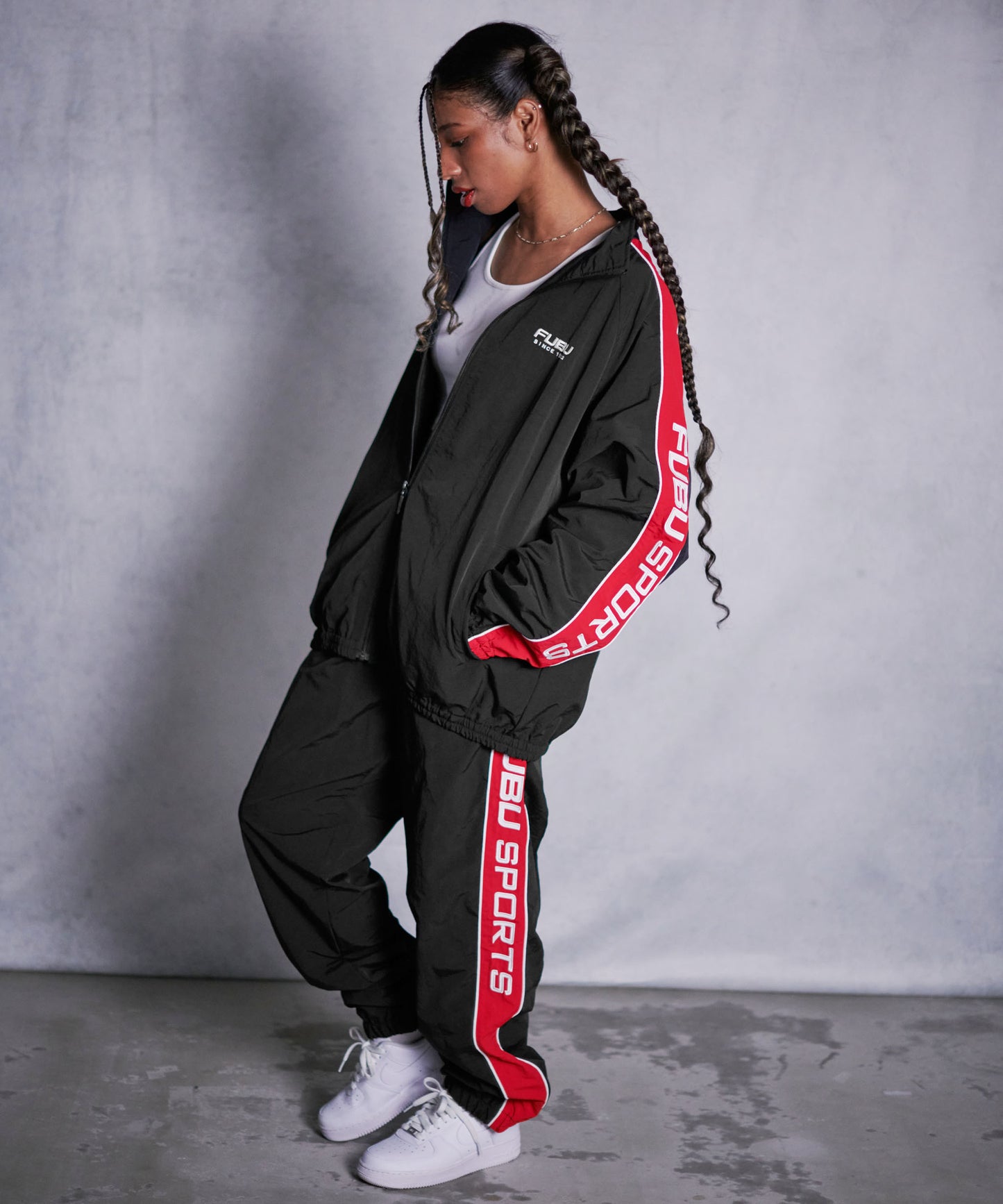 NYLON TRACK JACKET/ナイロントラックジャケット【FAM-42303】