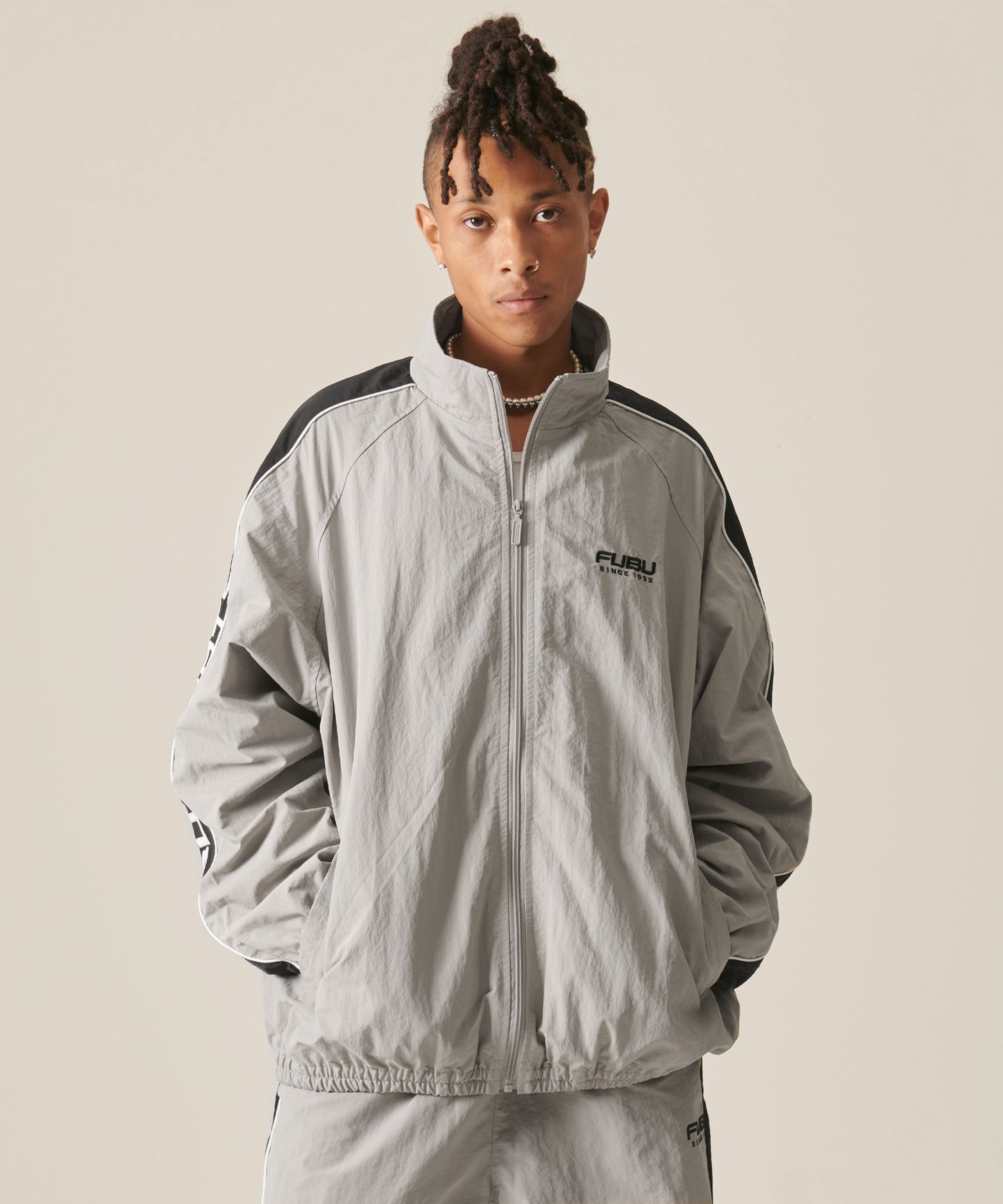 NYLON TRACK JACKET/ナイロントラックジャケット【FAM-42303】