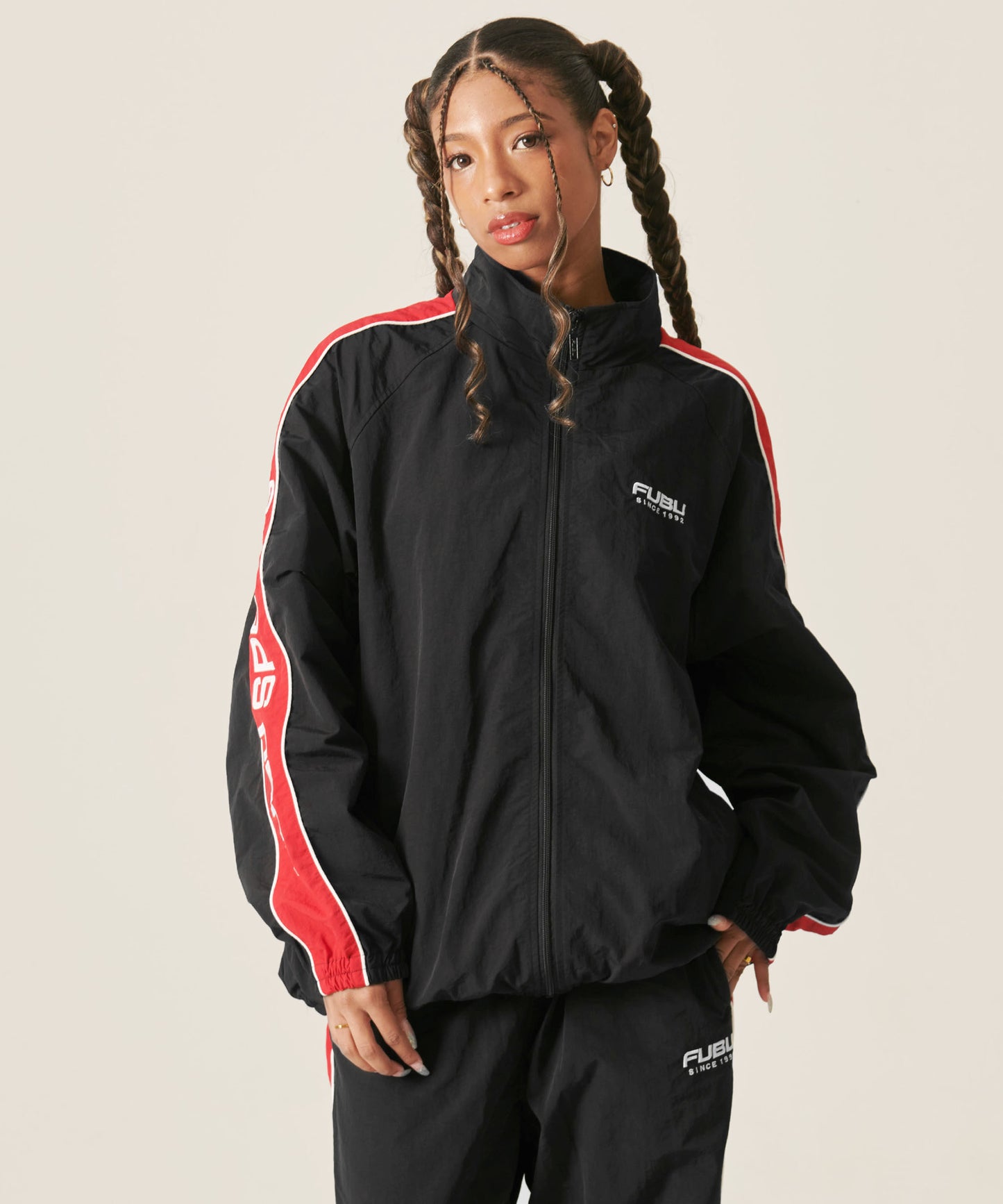 NYLON TRACK JACKET/ナイロントラックジャケット【FAM-42303】