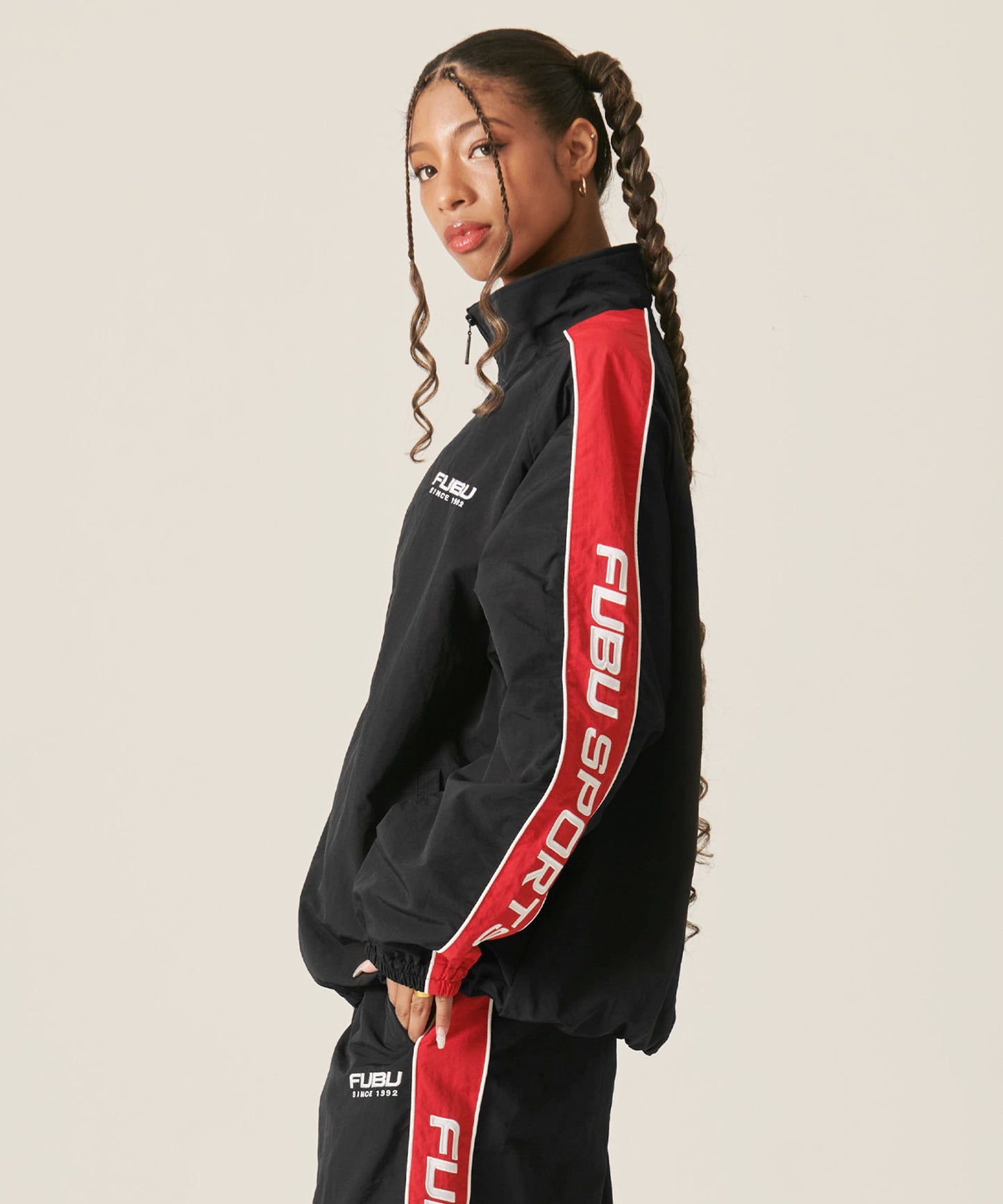 NYLON TRACK JACKET/ナイロントラックジャケット【FAM-42303】