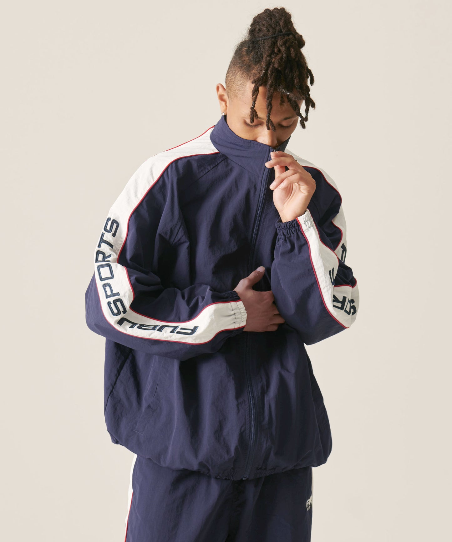 NYLON TRACK JACKET/ナイロントラックジャケット【FAM-42303】