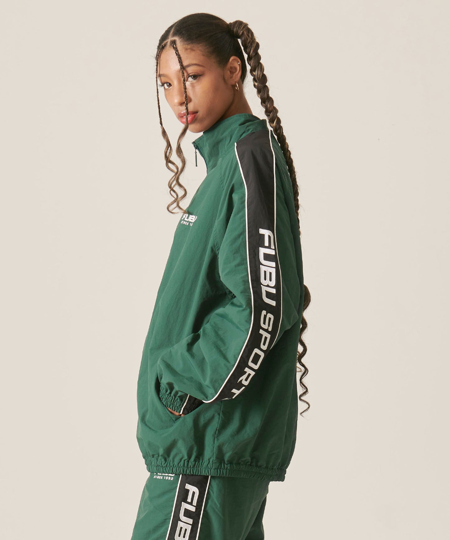 NYLON TRACK JACKET/ナイロントラックジャケット【FAM-42303】