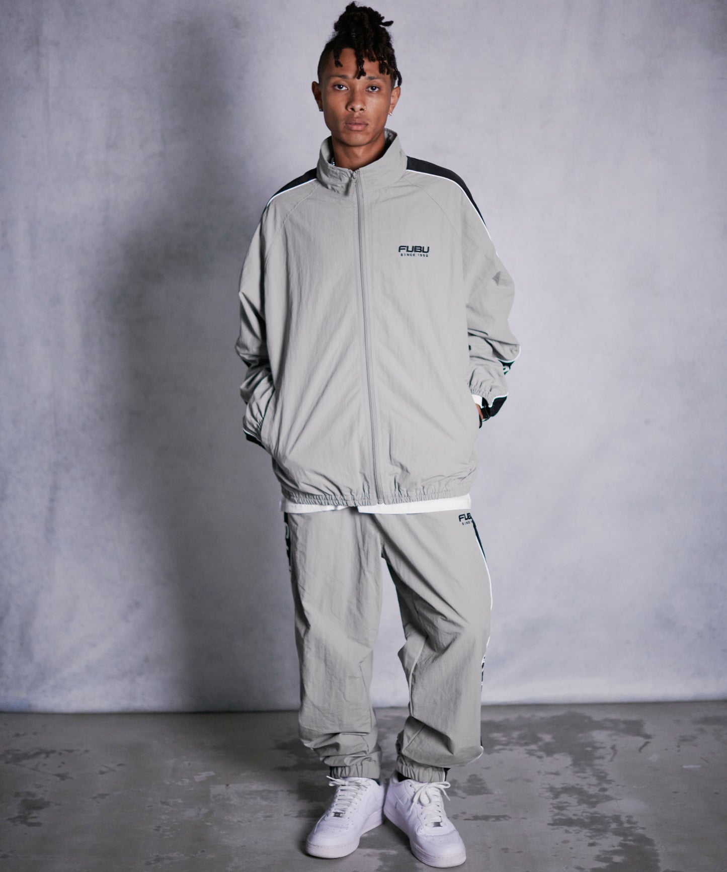 NYLON TRACK JACKET/ナイロントラックジャケット【FAM-42303】