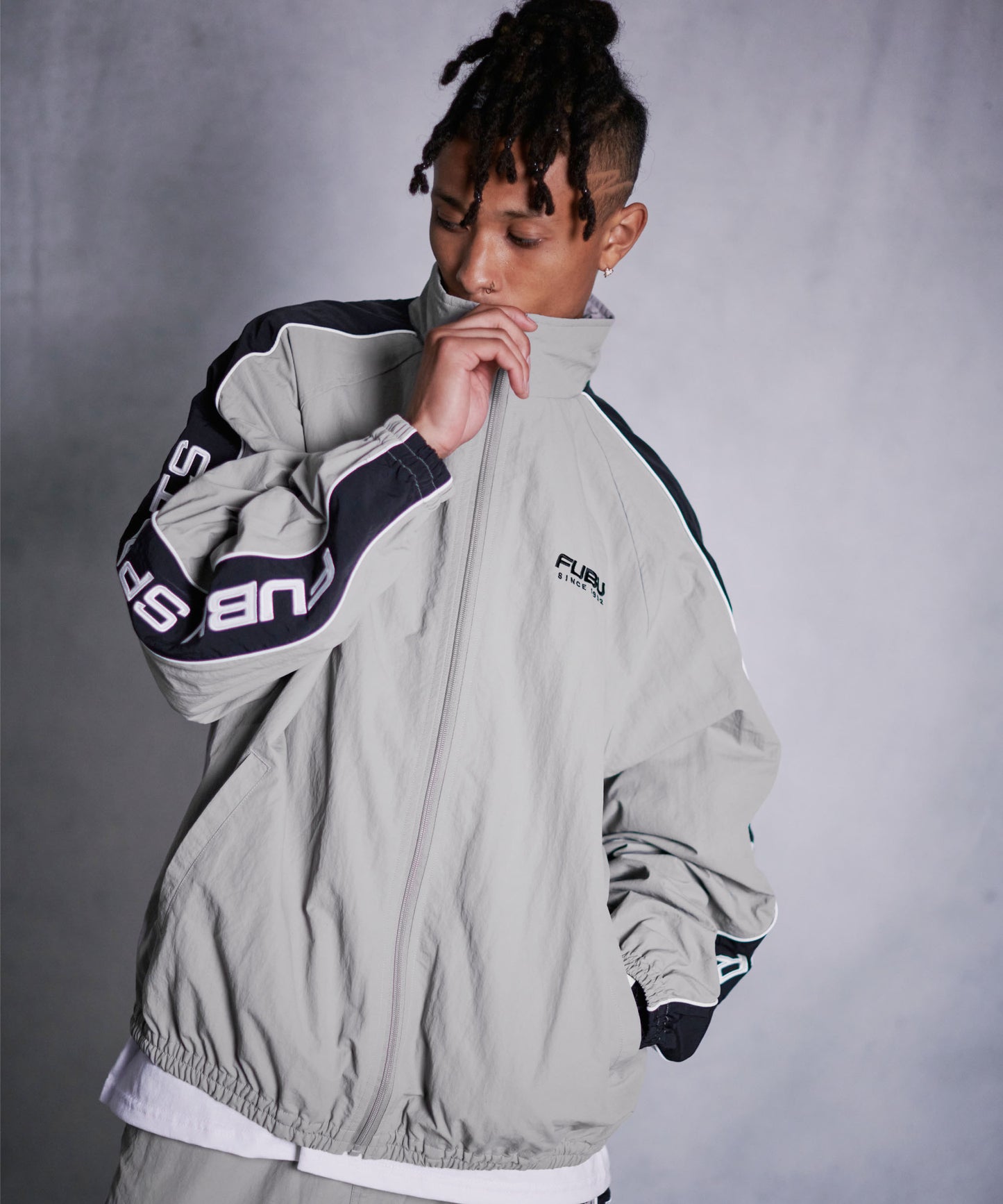 NYLON TRACK JACKET/ナイロントラックジャケット【FAM-42303】