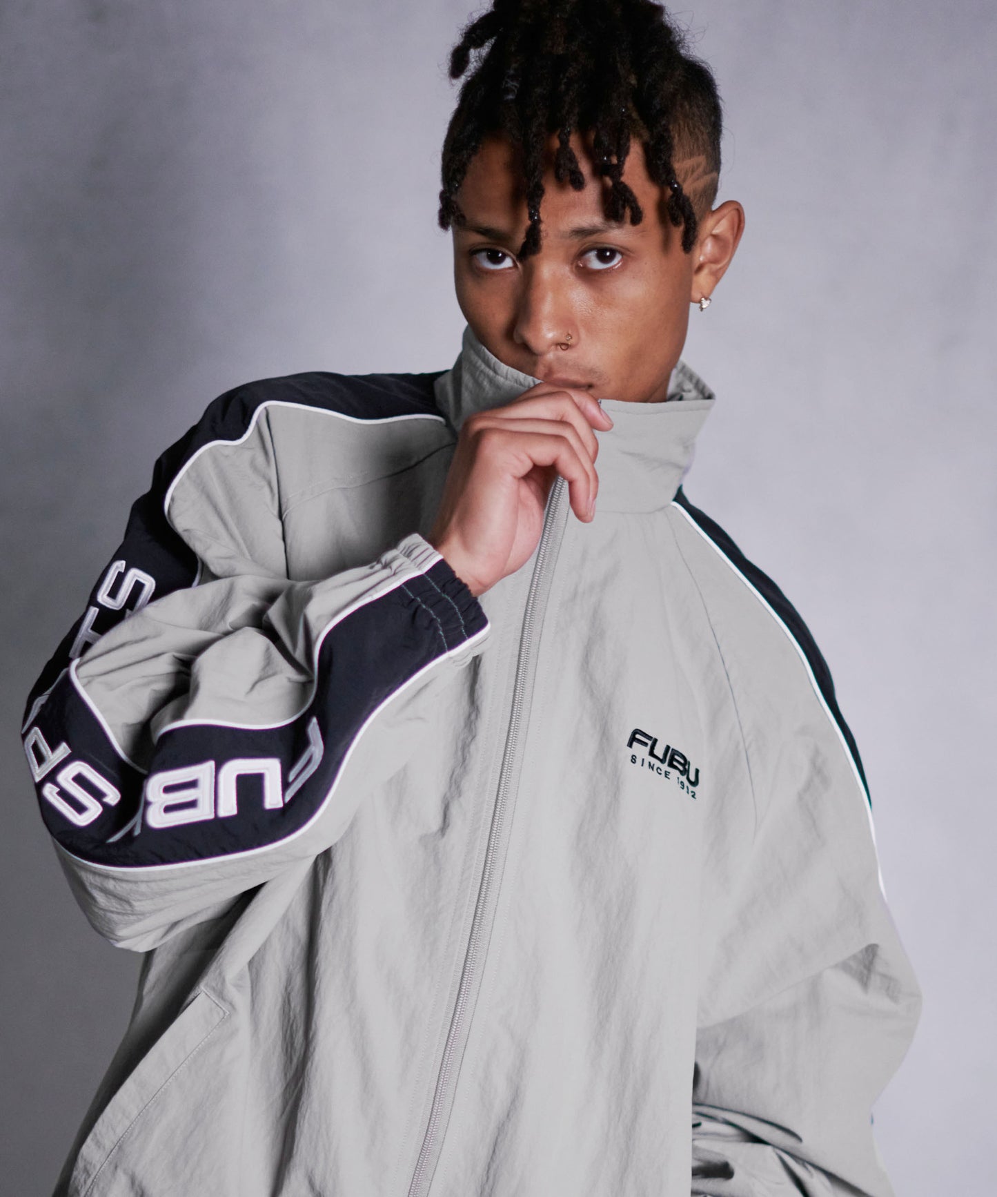 NYLON TRACK JACKET/ナイロントラックジャケット【FAM-42303】