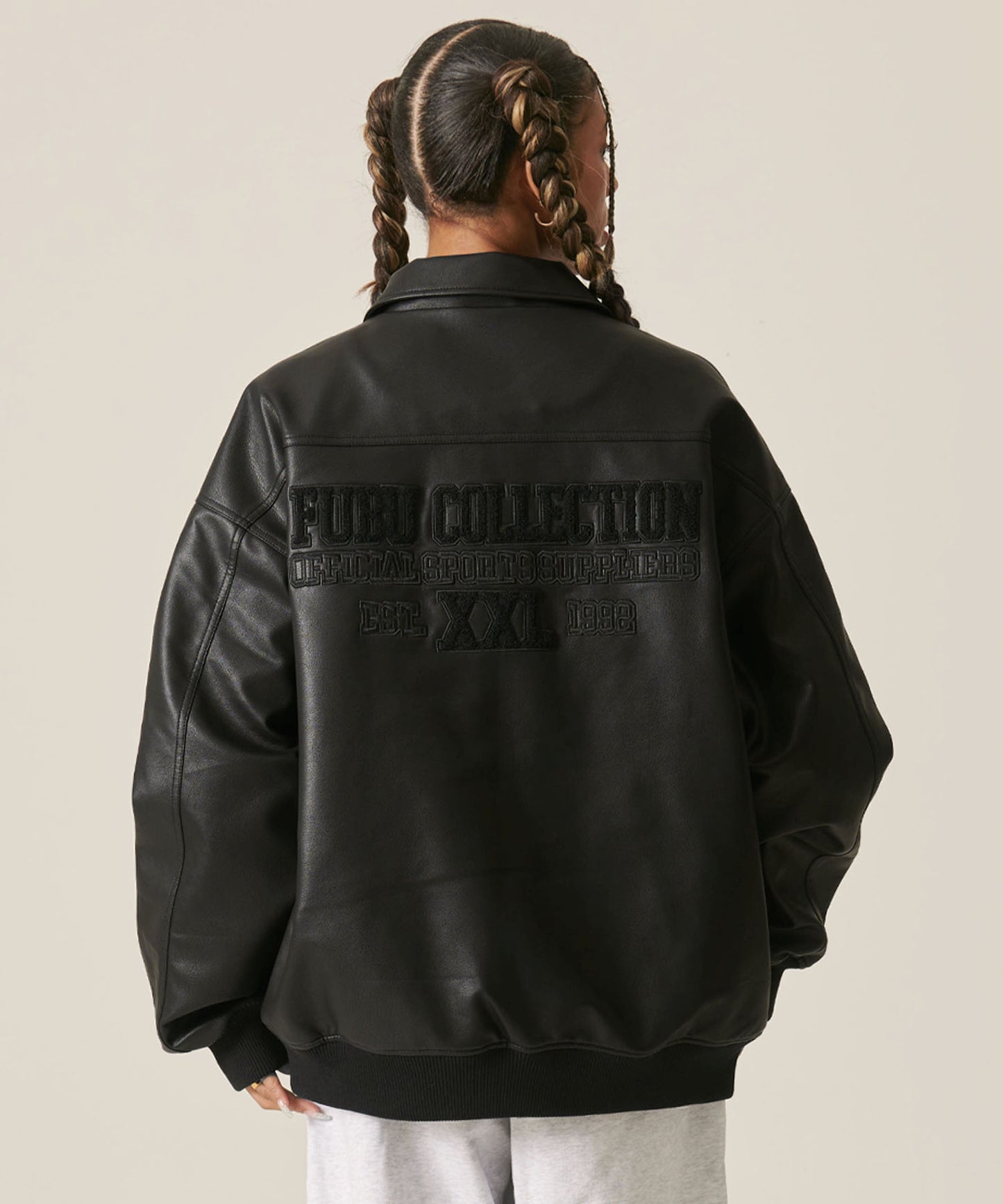 ECO LEATHER BLOUSON/エコレザーブルゾン【FAM-42305】