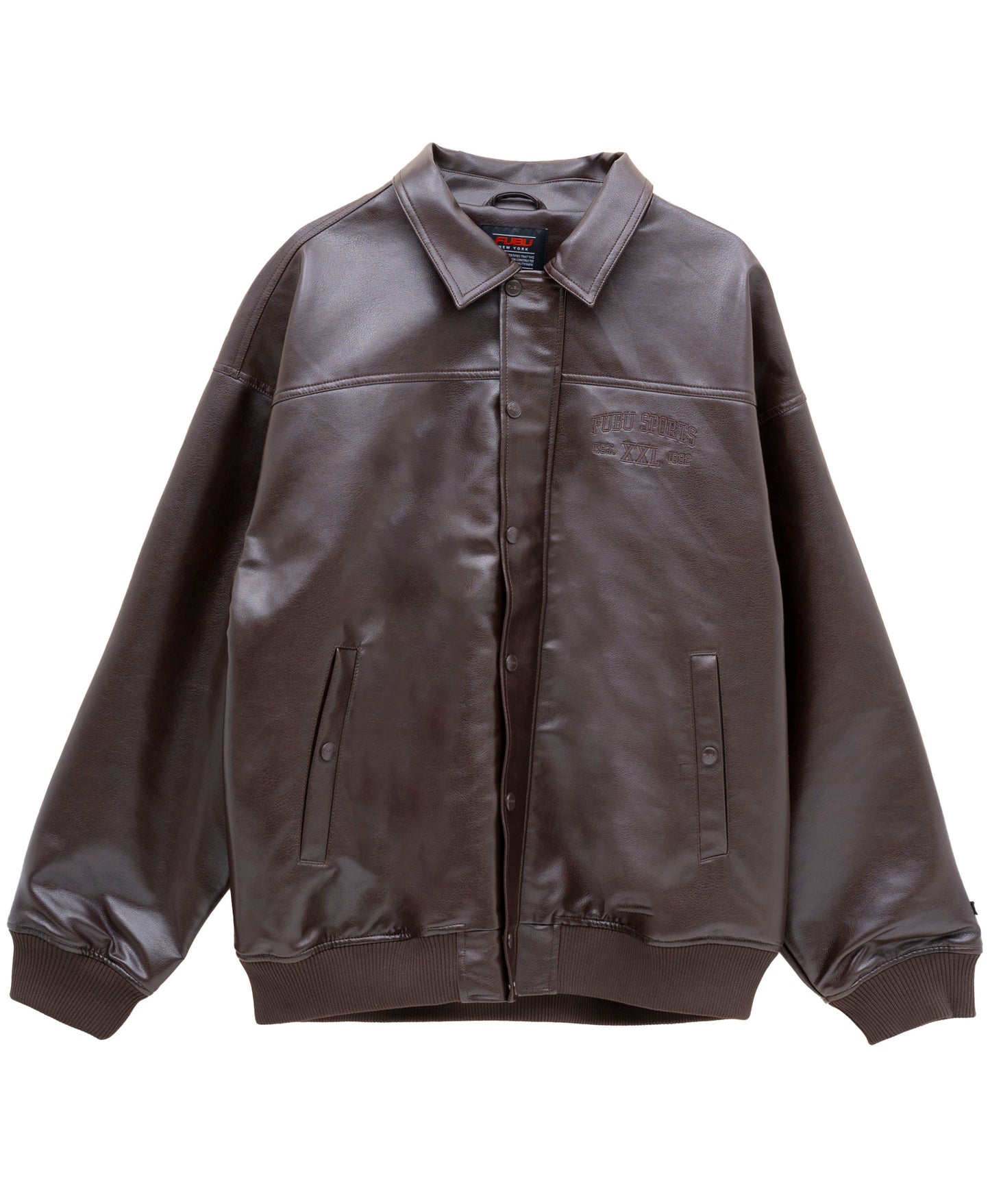 ECO LEATHER BLOUSON/エコレザーブルゾン【FAM-42305】