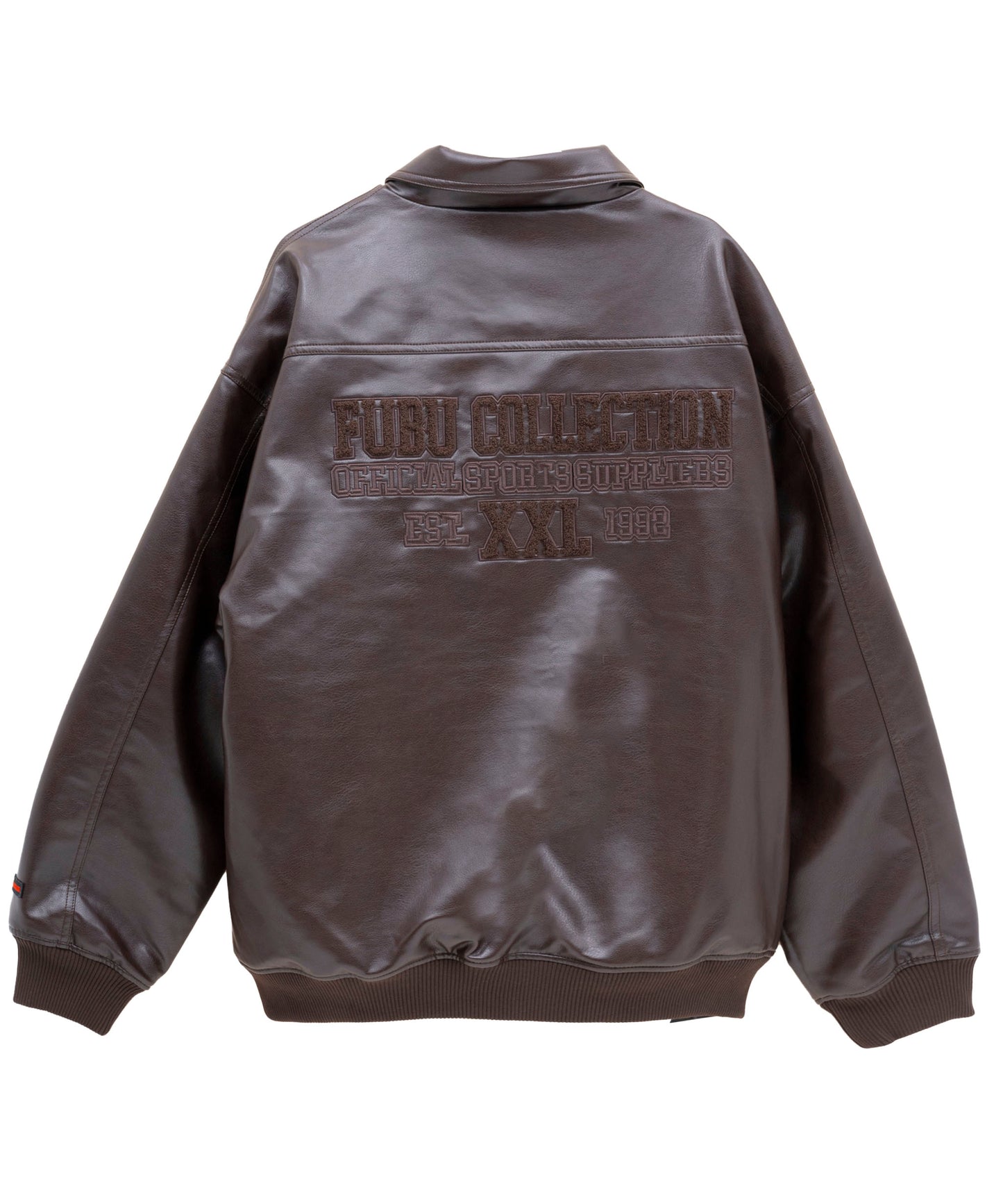 ECO LEATHER BLOUSON/エコレザーブルゾン【FAM-42305】