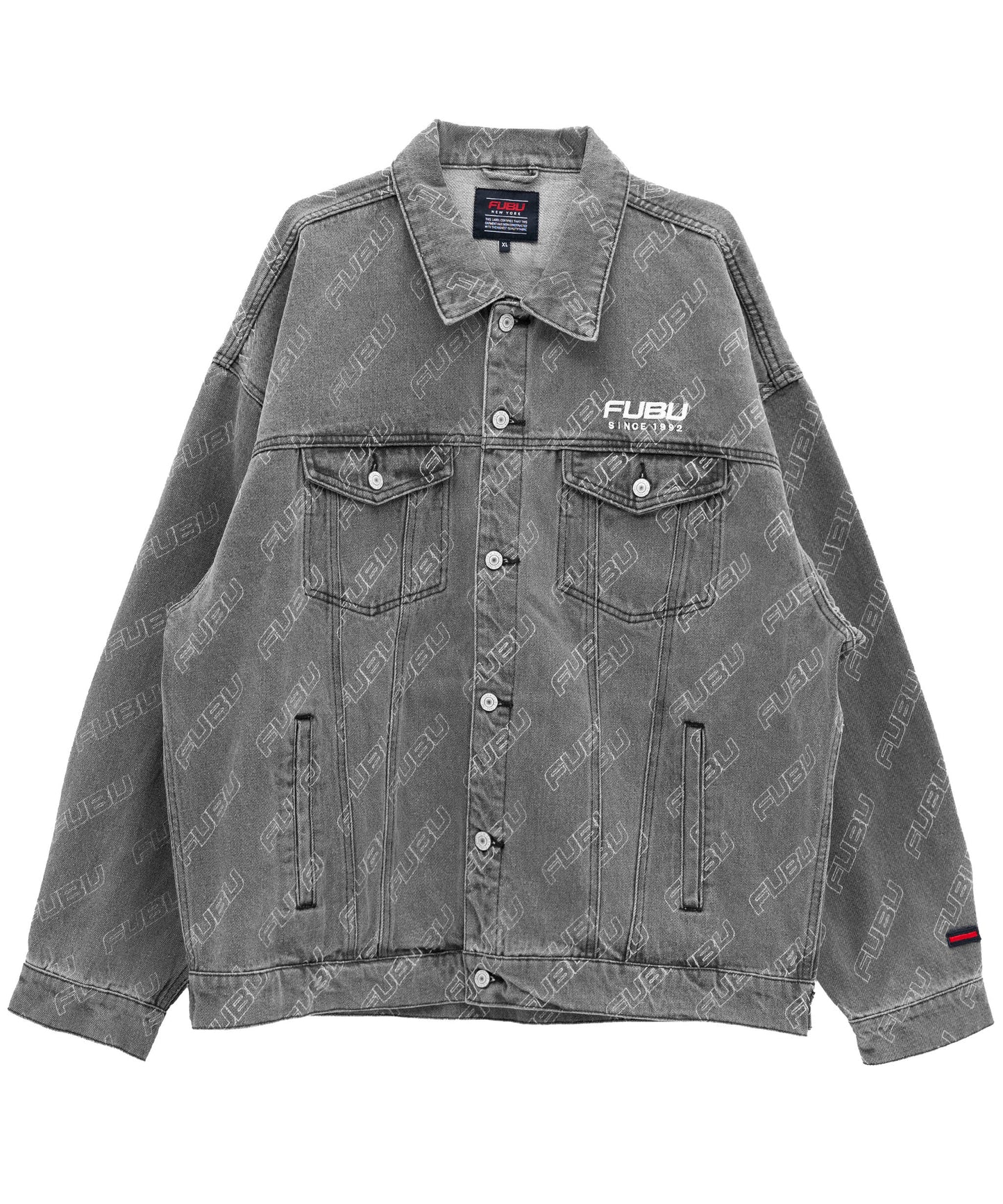 PATTERN DENIM JACKET/総柄デニムジャケット【FAM-42308】