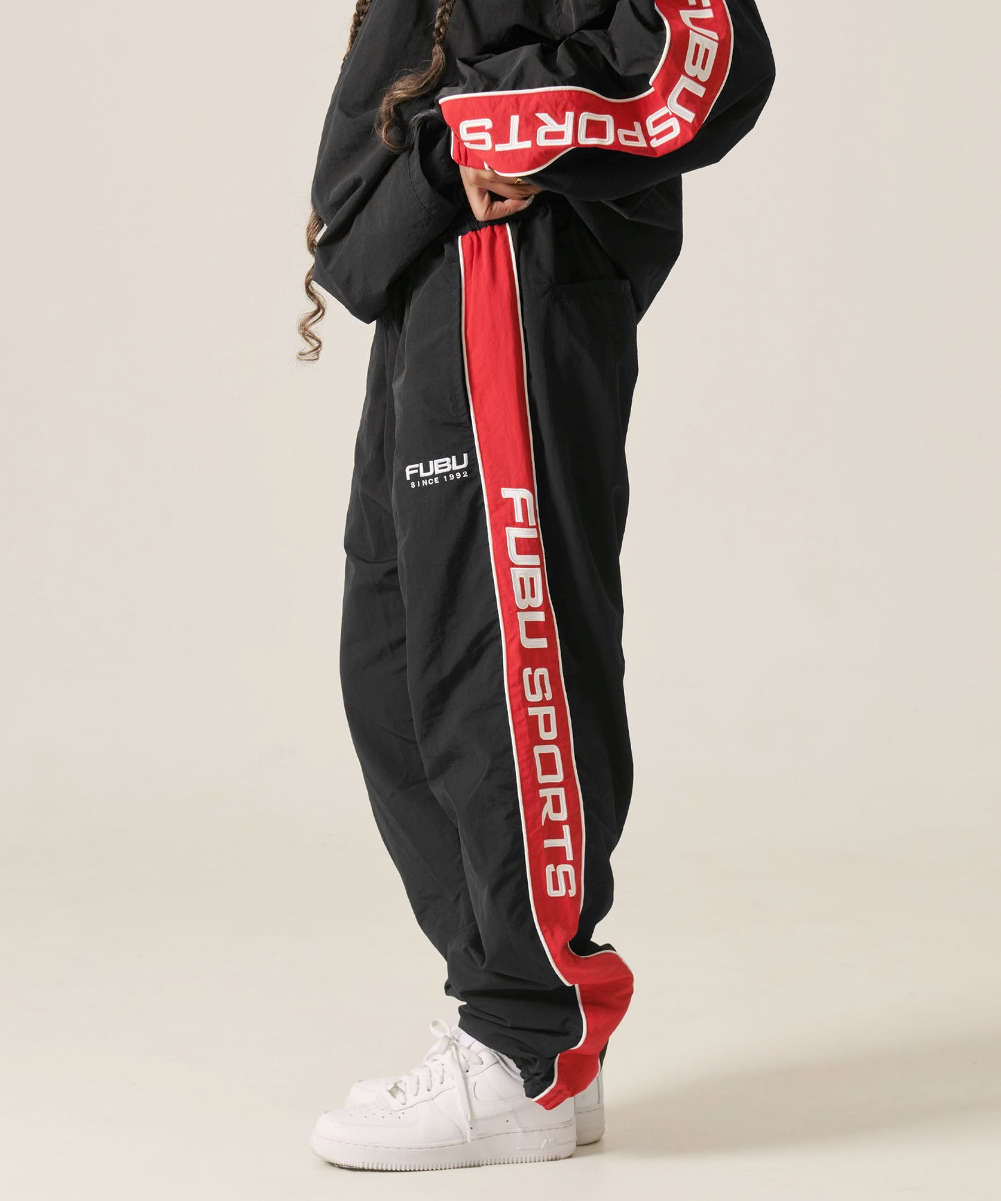 NYLON TRACK PANTS【FAM-42501】