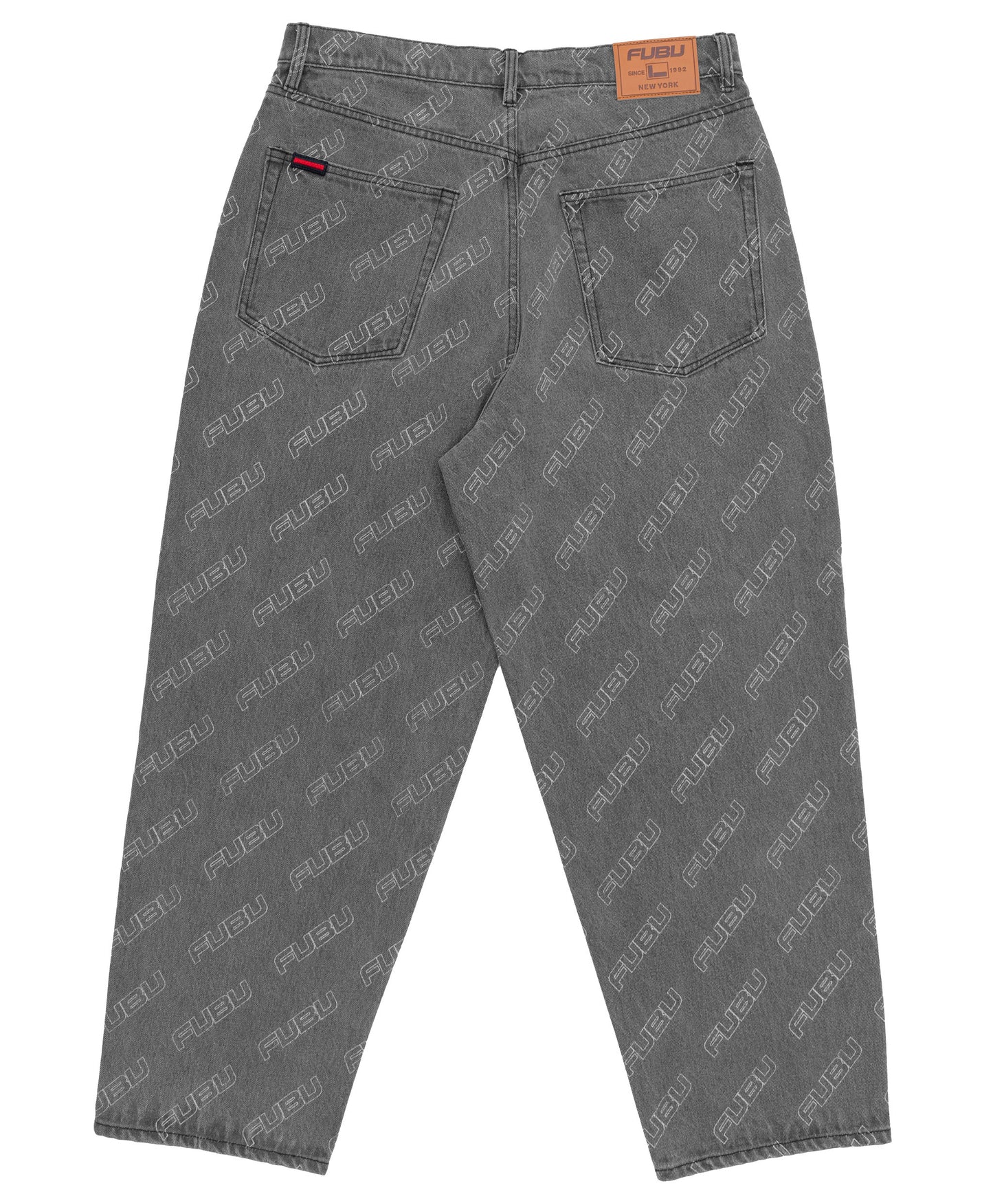 PATTERN DENIM PANTS/総柄デニムパンツ【FAM-42504】
