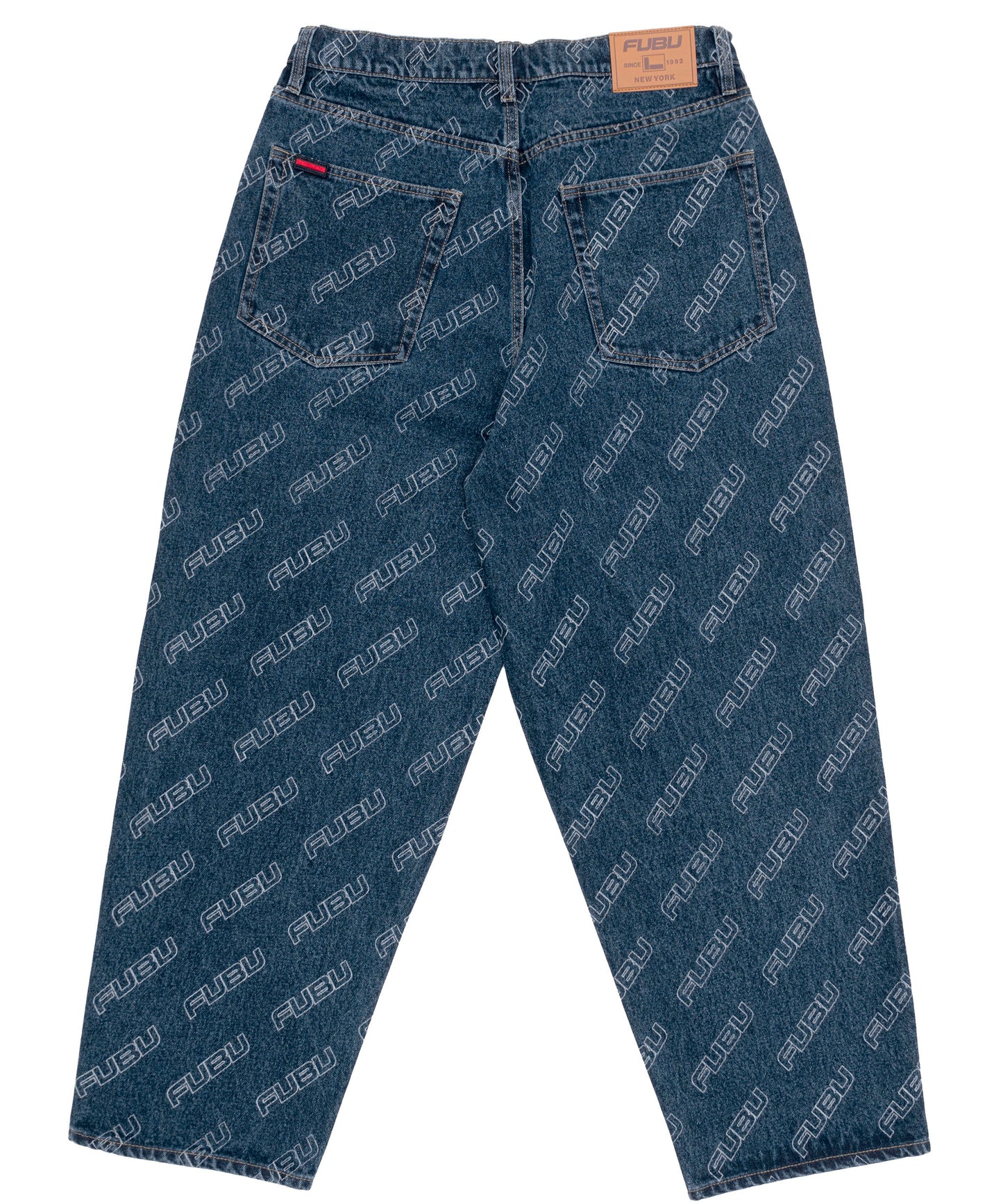 PATTERN DENIM PANTS/総柄デニムパンツ【FAM-42504】