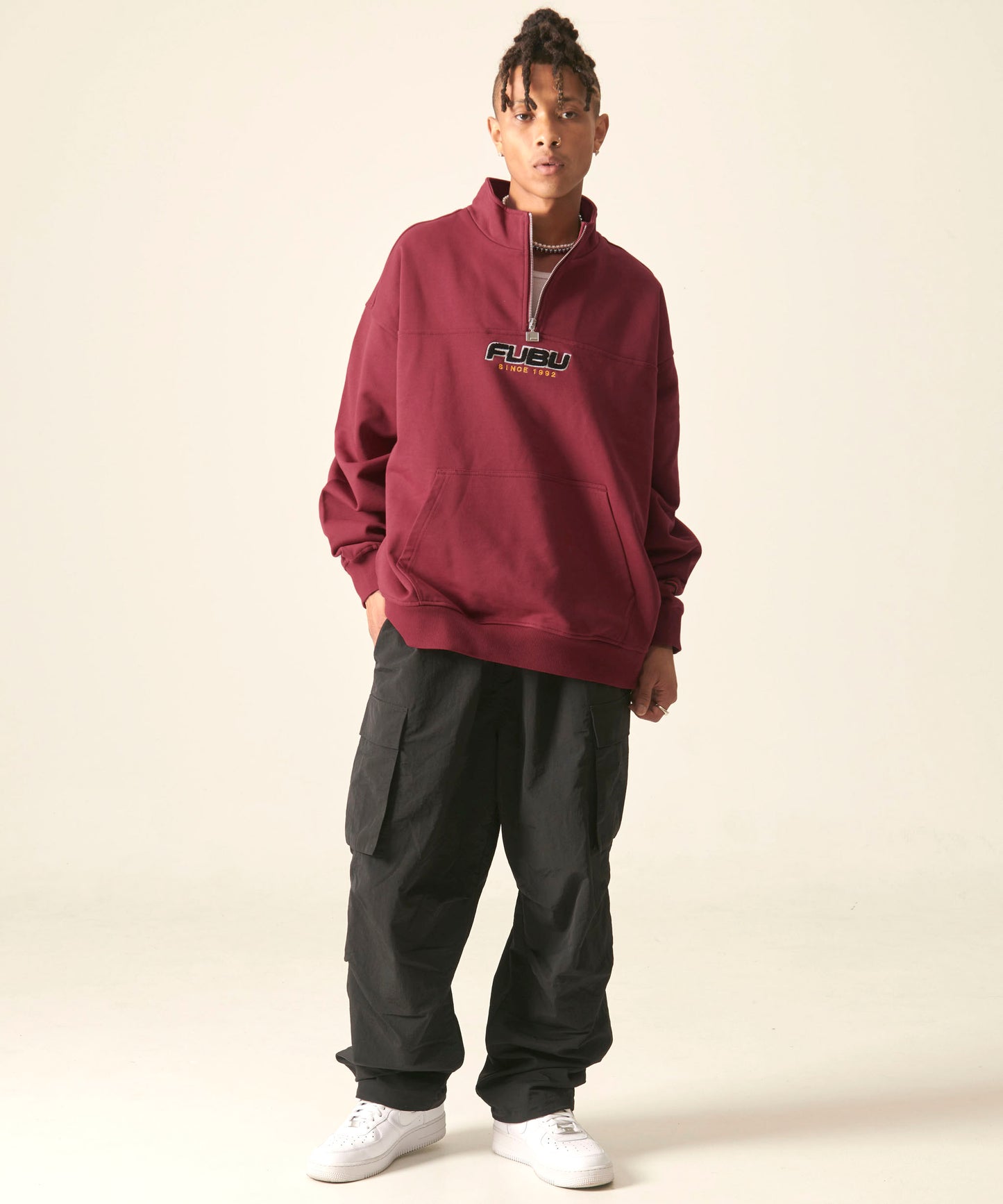 HALF ZIP SWEAT/ハーフジップスウェット【FAM-42709】