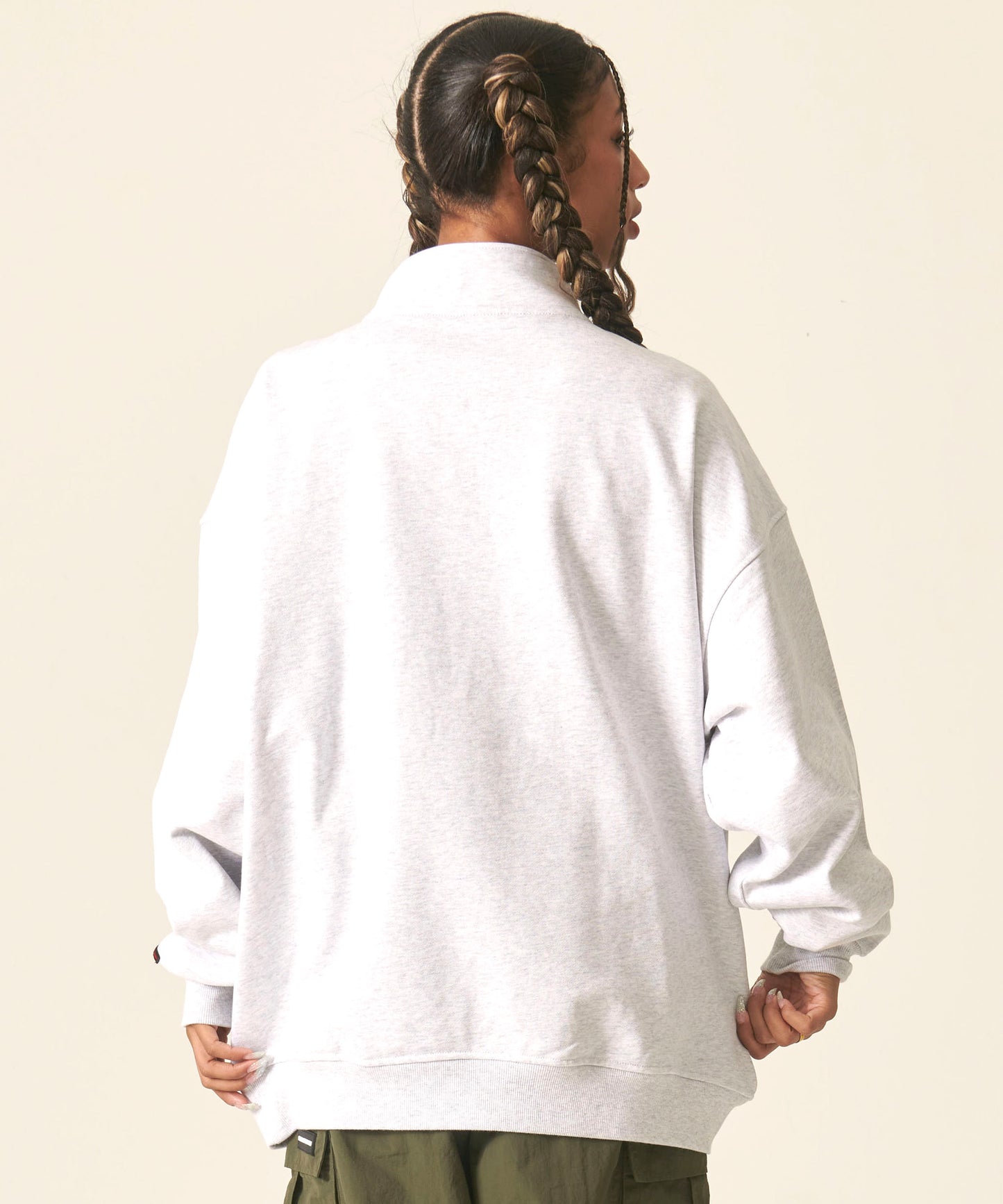 HALF ZIP SWEAT/ハーフジップスウェット【FAM-42709】