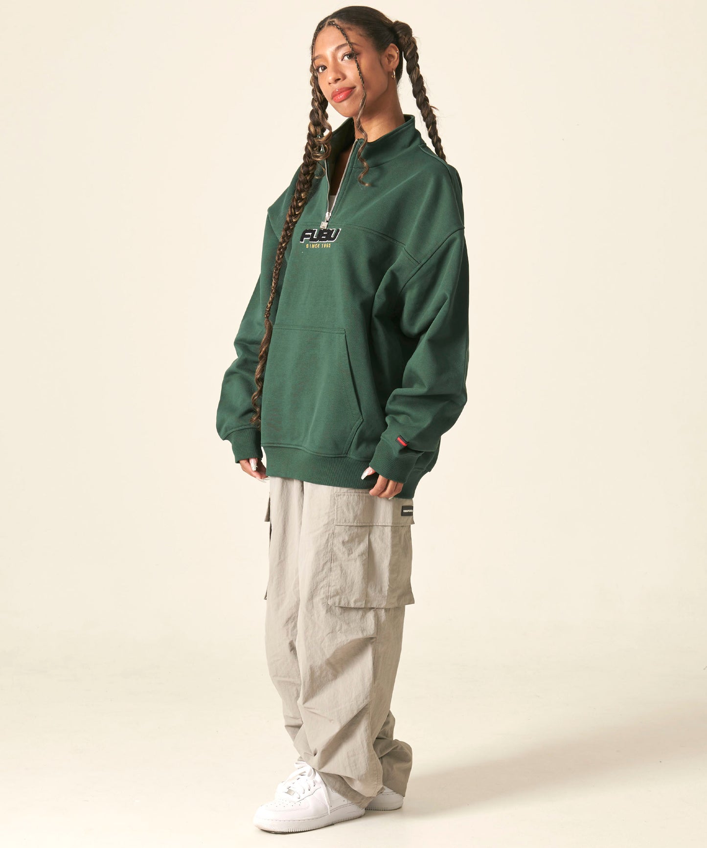 HALF ZIP SWEAT/ハーフジップスウェット【FAM-42709】