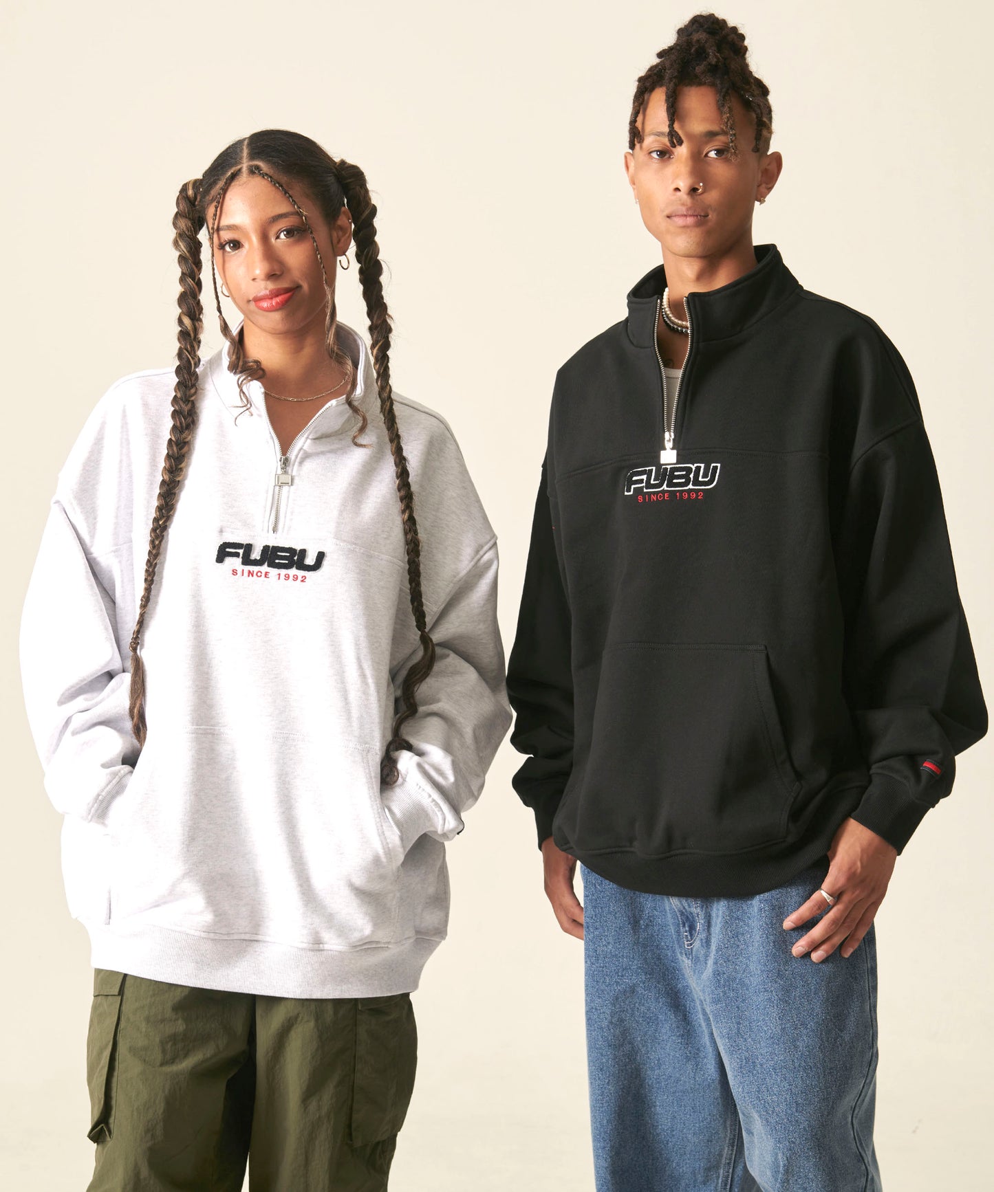 HALF ZIP SWEAT/ハーフジップスウェット【FAM-42709】