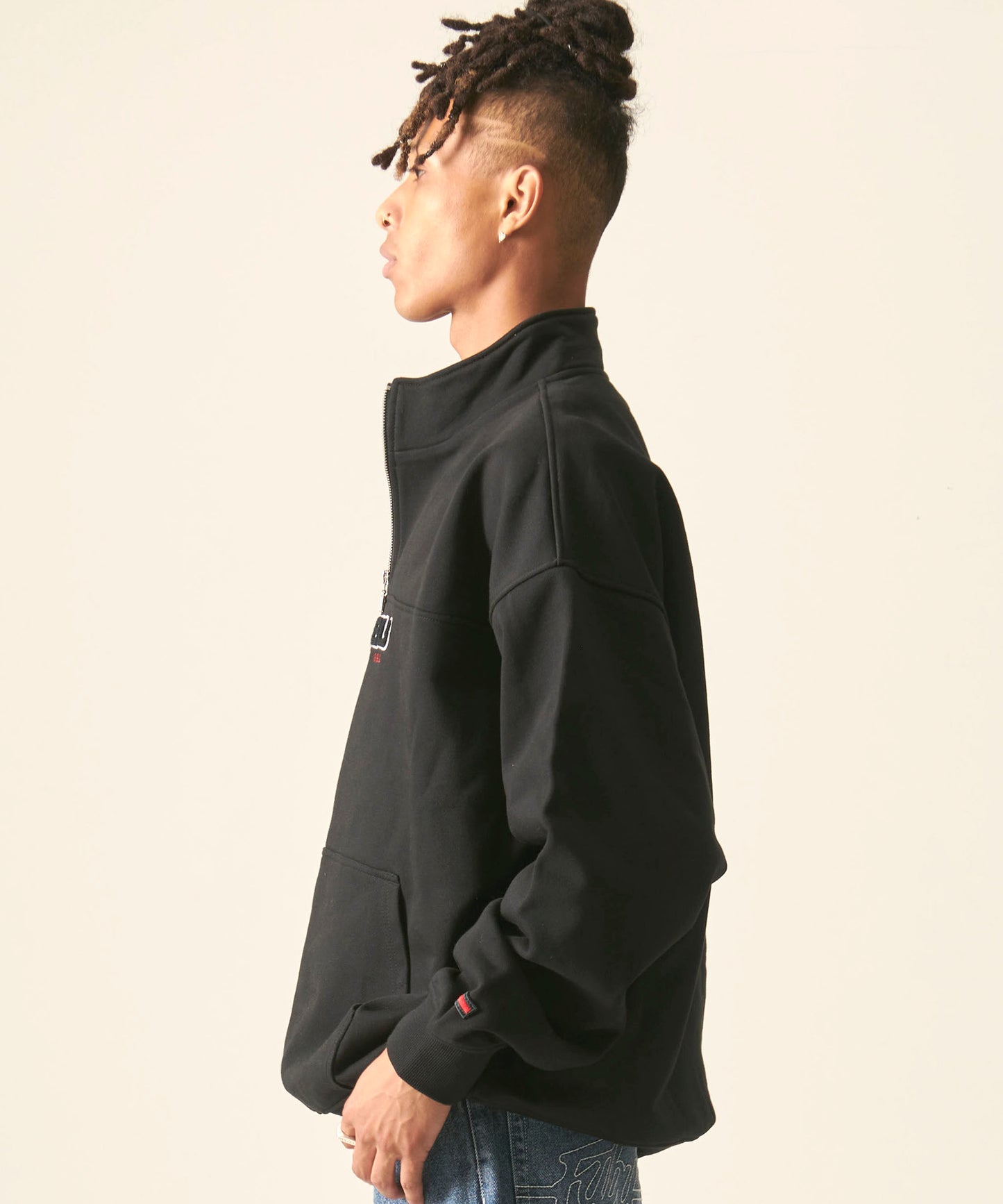 HALF ZIP SWEAT/ハーフジップスウェット【FAM-42709】
