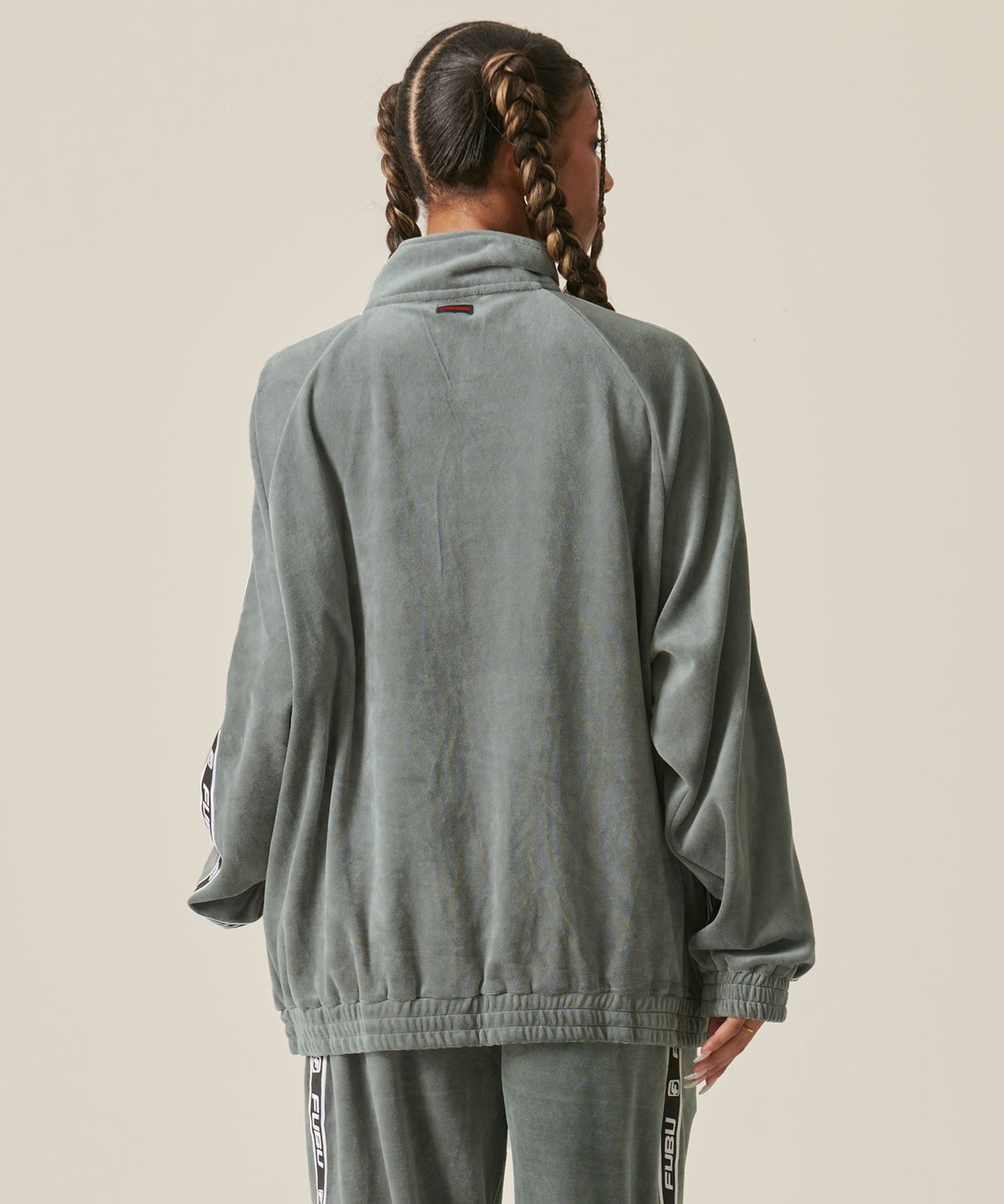 VELOR TRACK JACKET/ベロアトラックジャケット【FAM-42712】
