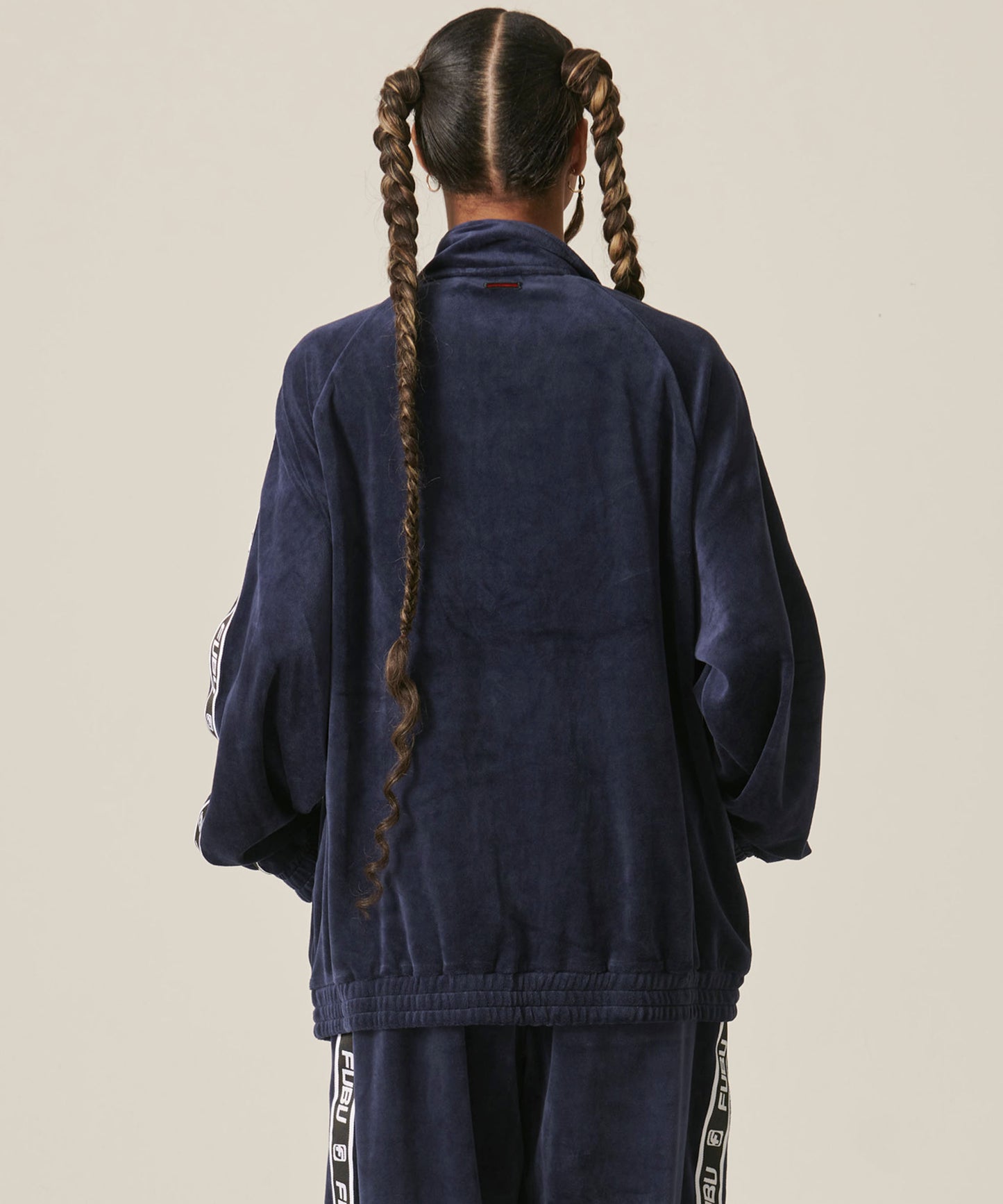 VELOR TRACK JACKET/ベロアトラックジャケット【FAM-42712】