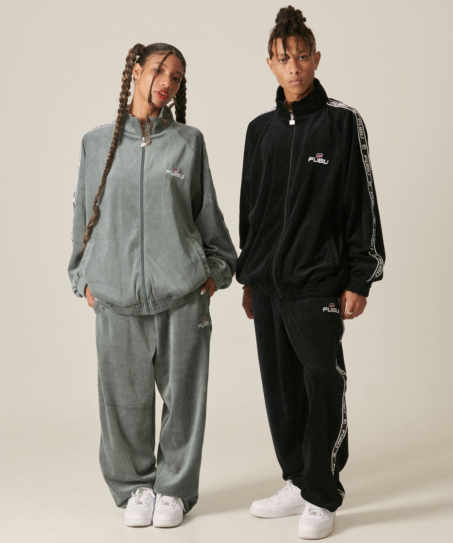 VELOR TRACK JACKET/ベロアトラックジャケット【FAM-42712】