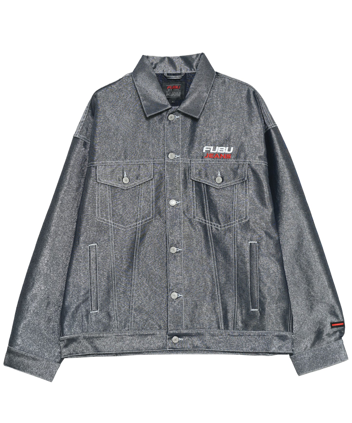 METALLIC DENIM JACKET/メタリックデニムジャケット【FAM-51304】