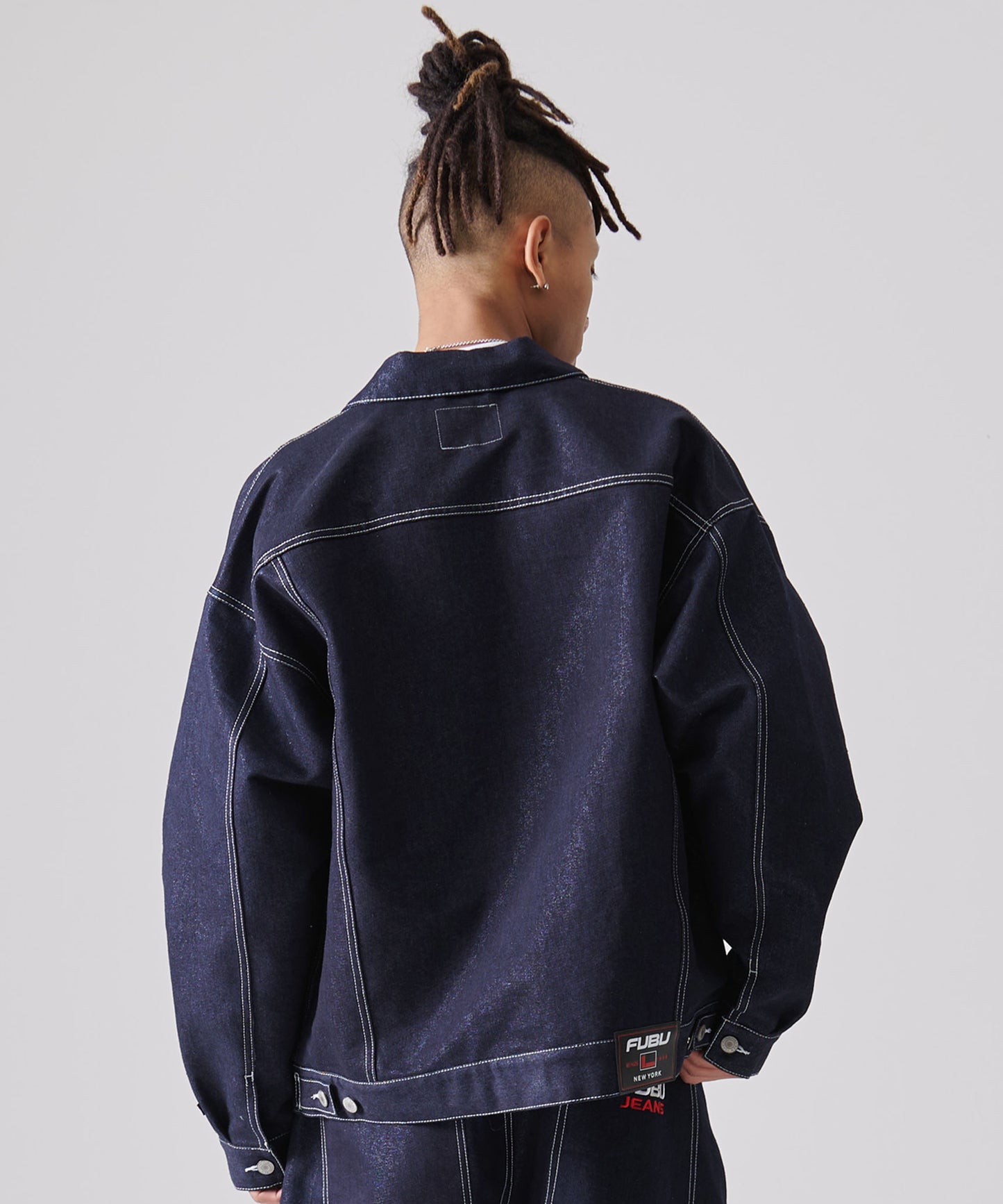 METALLIC DENIM JACKET/メタリックデニムジャケット【FAM-51304】
