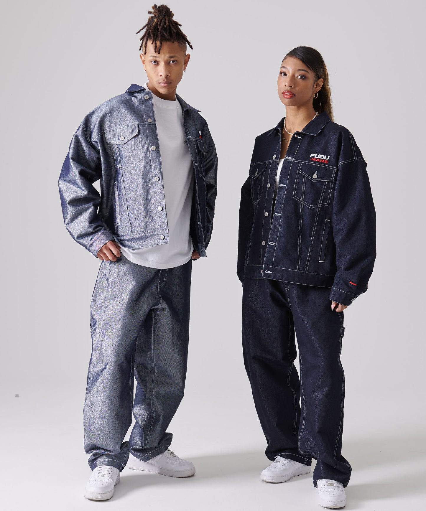 METALLIC DENIM JACKET/メタリックデニムジャケット【FAM-51304】