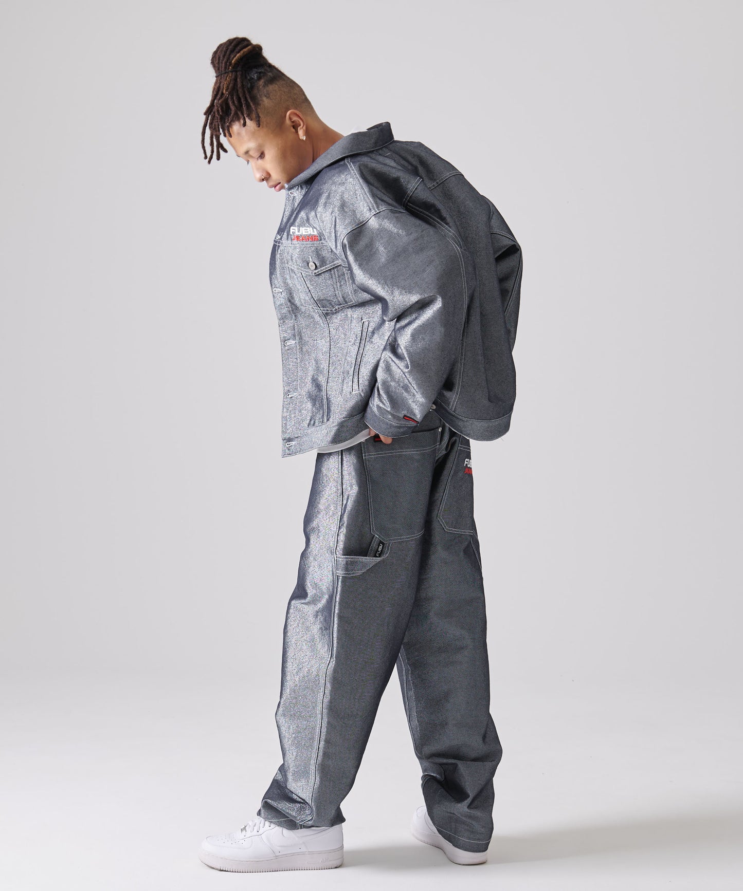 METALLIC DENIM JACKET/メタリックデニムジャケット【FAM-51304】