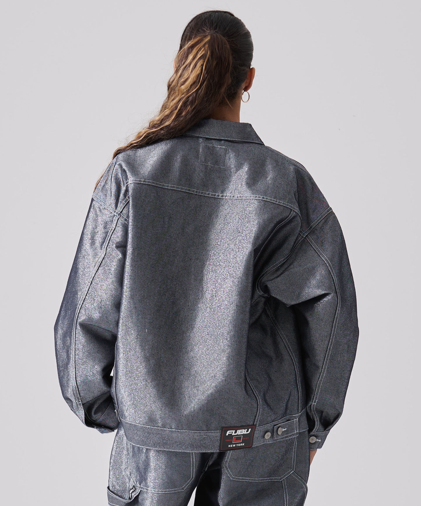 METALLIC DENIM JACKET/メタリックデニムジャケット【FAM-51304】