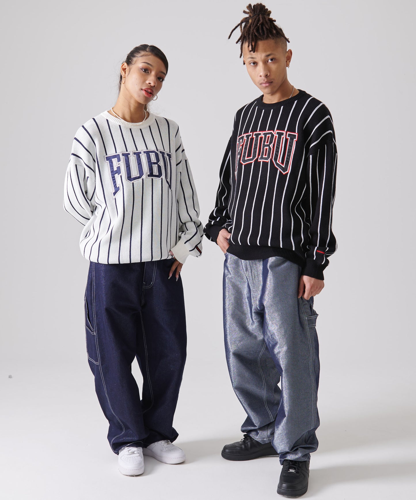 STRIPE KNIT PULLOVER/ストライプニットプルオーバー【FAM-51701】