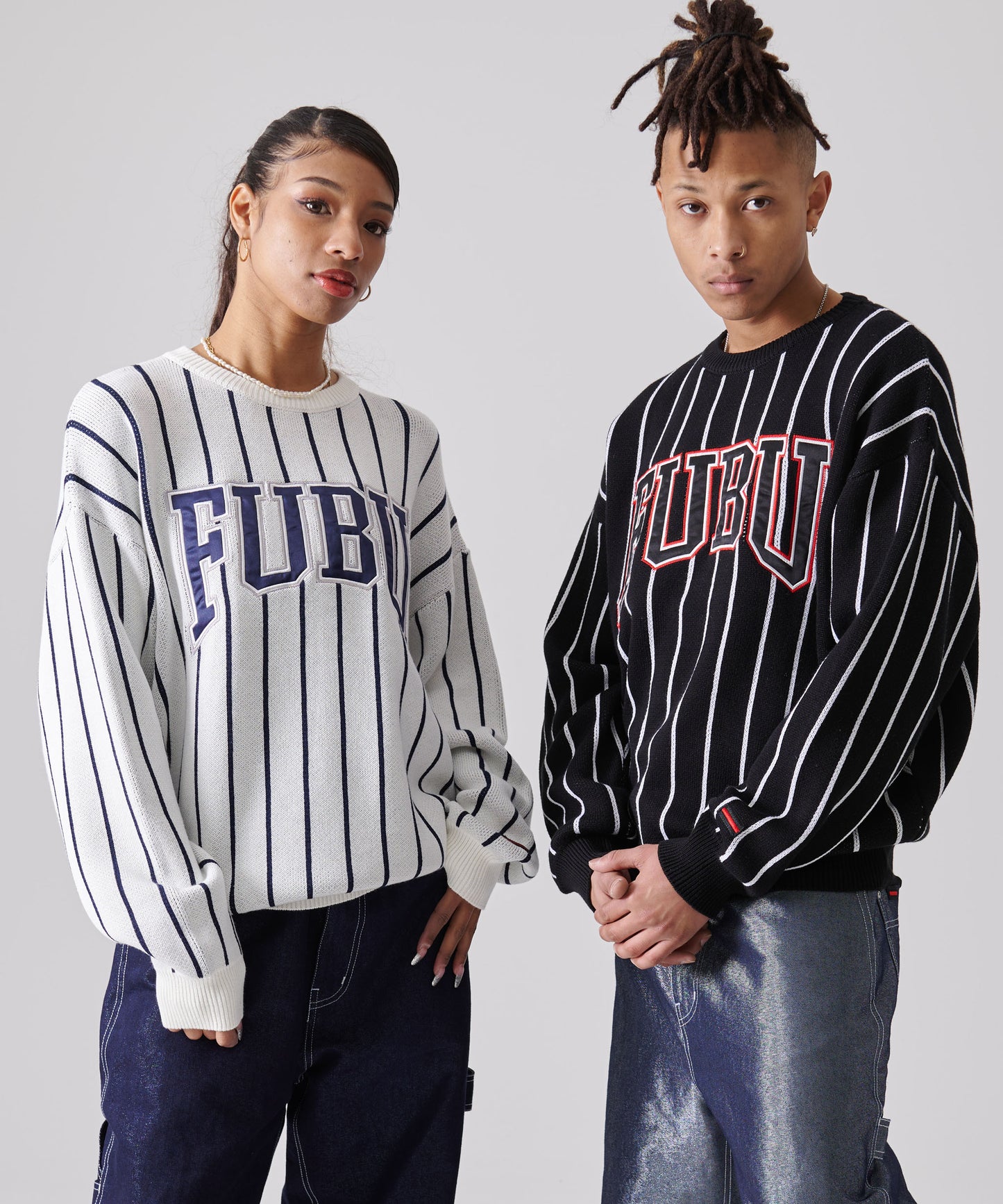 STRIPE KNIT PULLOVER/ストライプニットプルオーバー【FAM-51701】