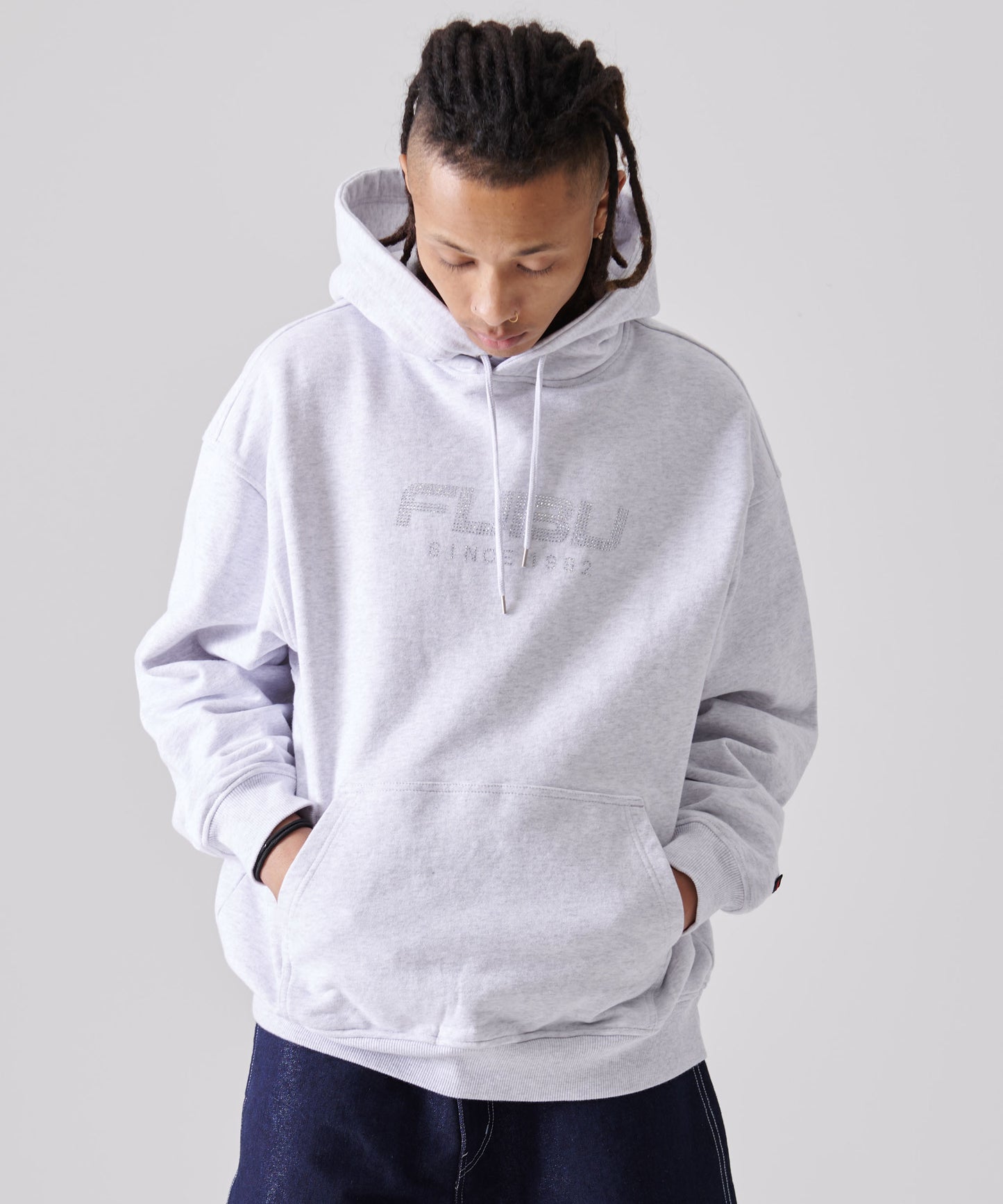 RHINESTONE OG LOGO HOODIE/ラインストーンロゴフーディー【FAM-51705】