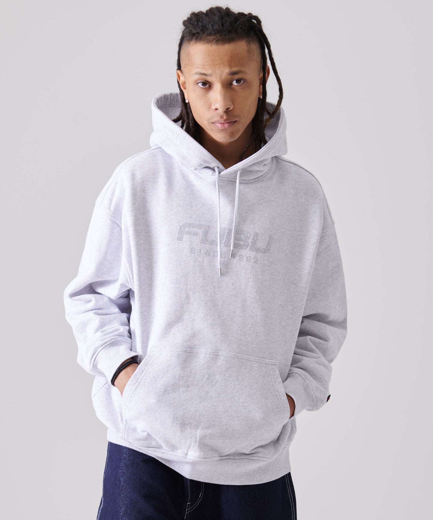 RHINESTONE OG LOGO HOODIE/ラインストーンロゴフーディー【FAM-51705】