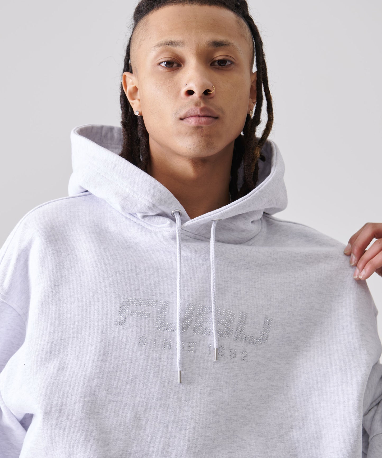 RHINESTONE OG LOGO HOODIE/ラインストーンロゴフーディー【FAM-51705】